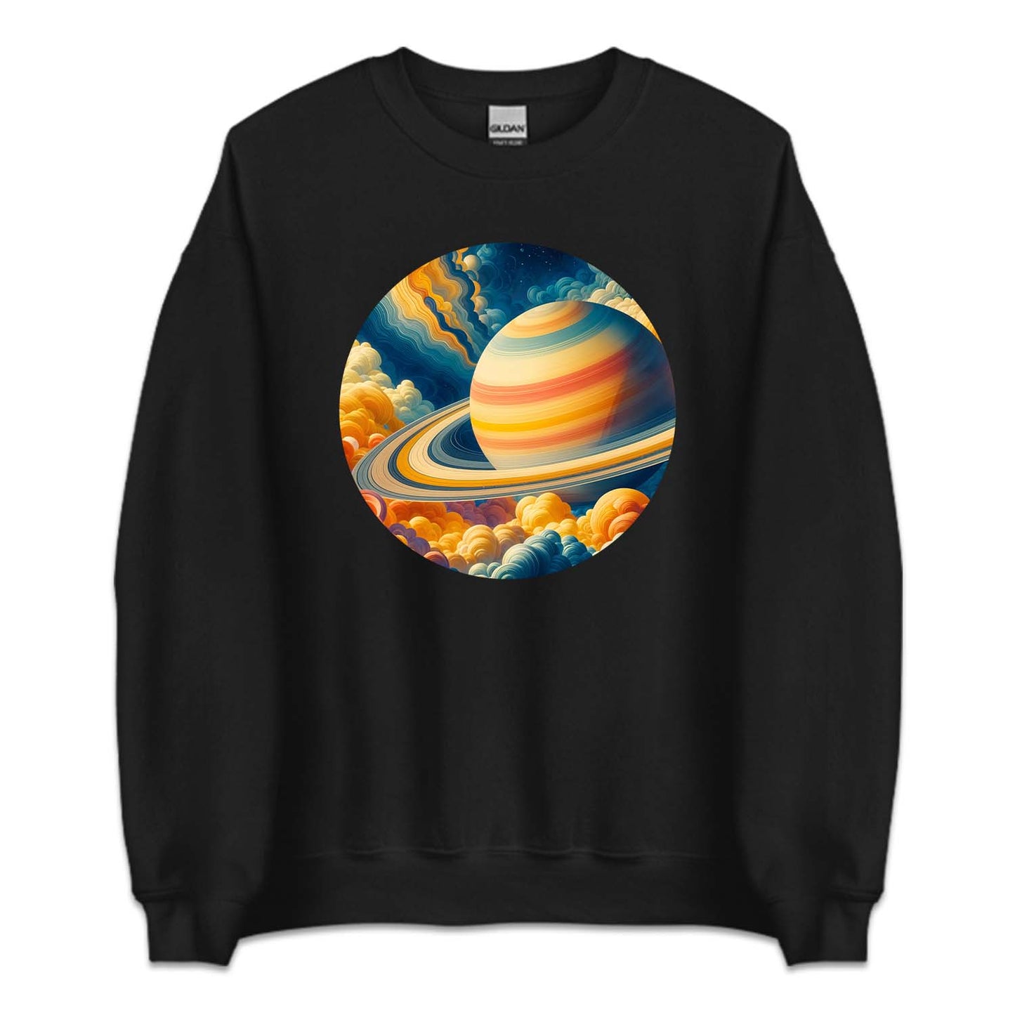 Psychedelic Saturn Nebula Planet Rings Cosmic Galaxy | PRODUCT CODE: PSDYATURNPL