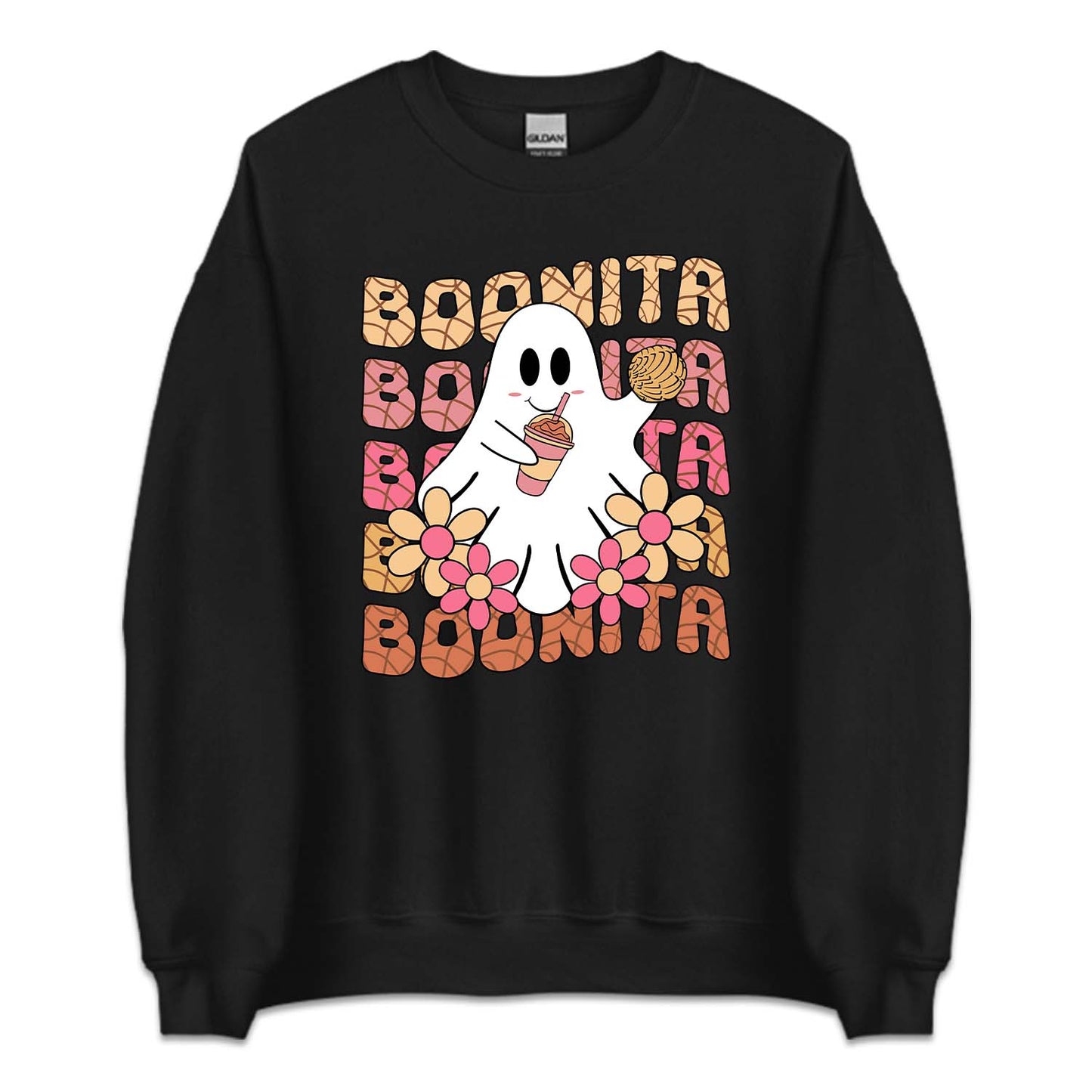 Boonita Halloween Mexican Cute Ghost Concha | PRODUCT CODE: BNTIOAHGH