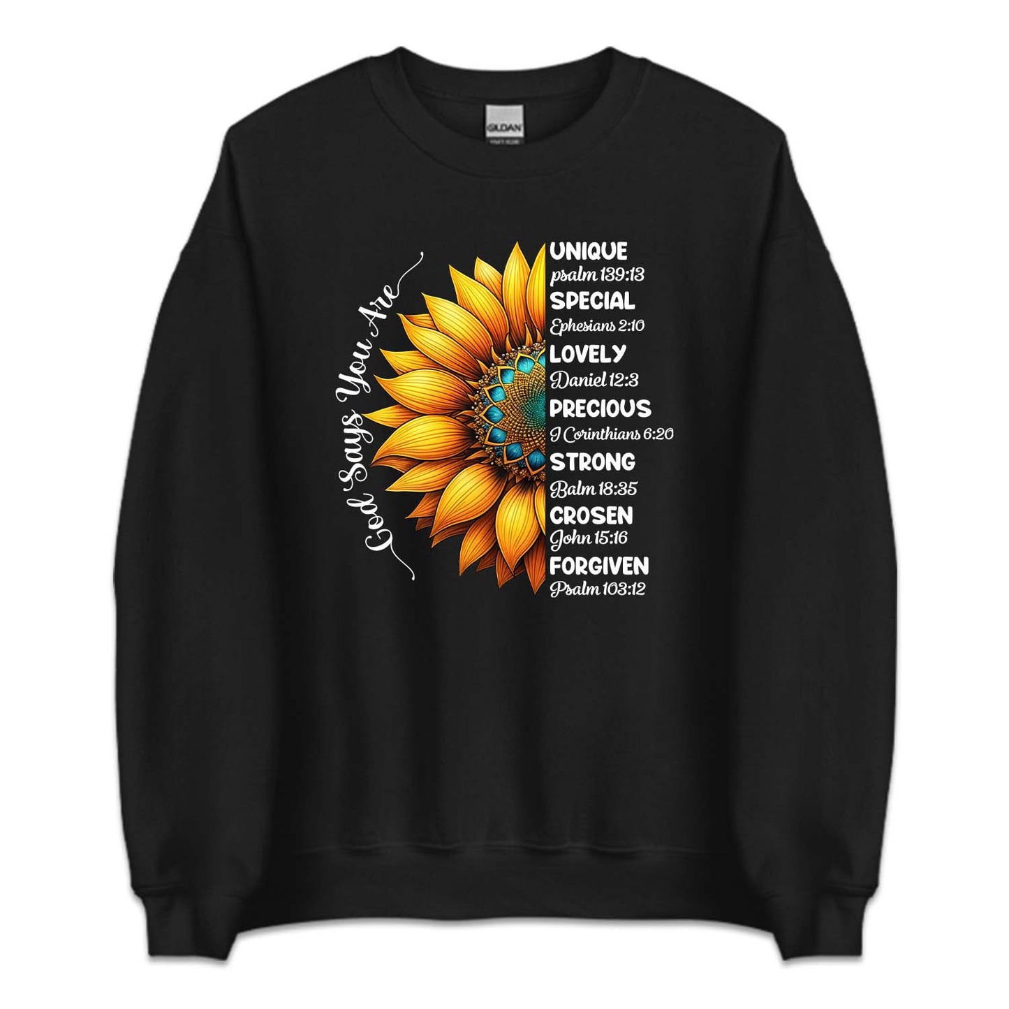 God Says You Are Christian Bible Verse | PRODUCT CODE: GDSYNGWSTF