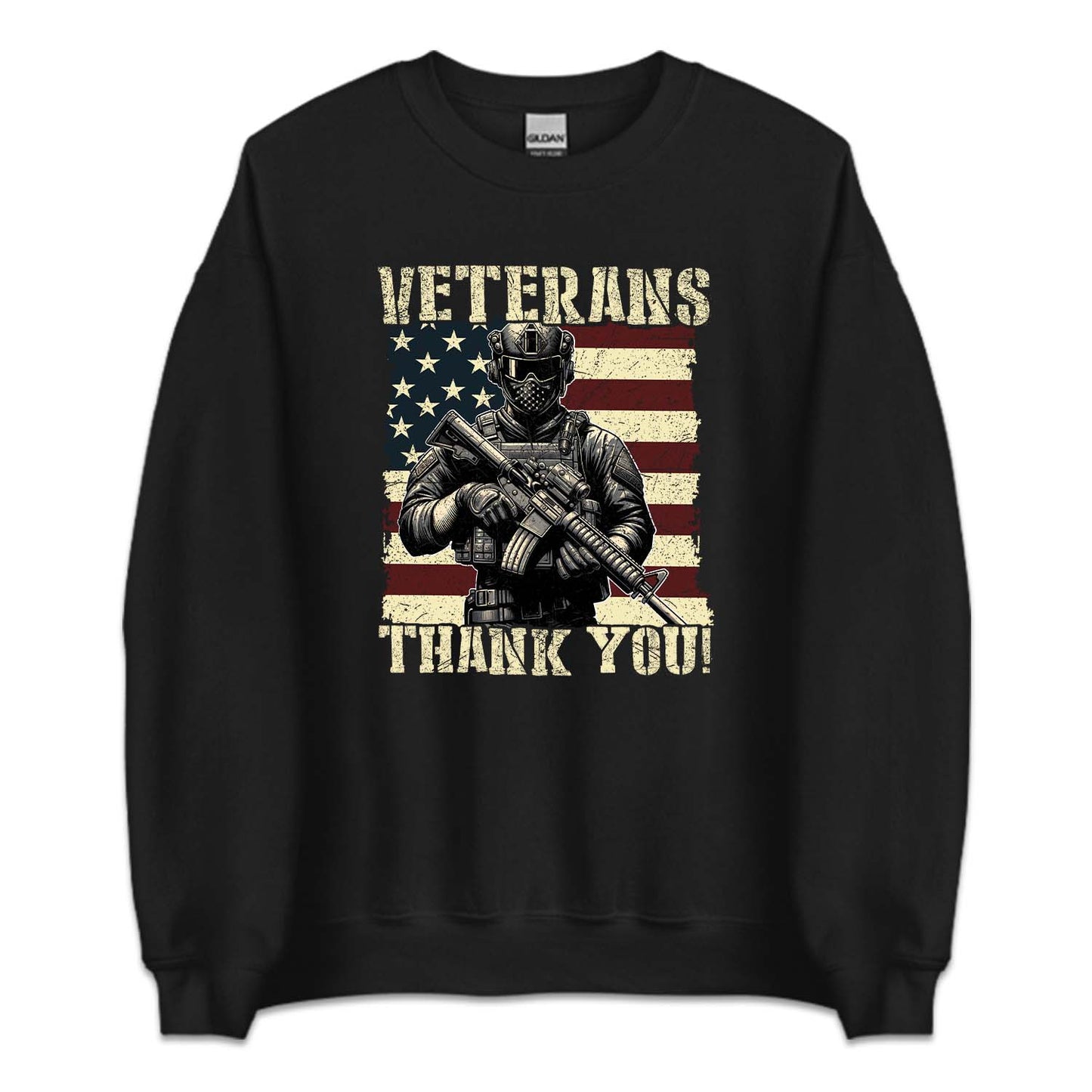 Veterans Thank You Military Appreciation Patriotic USA Pride | PRODUCT CODE: VRTHNKSYUOA