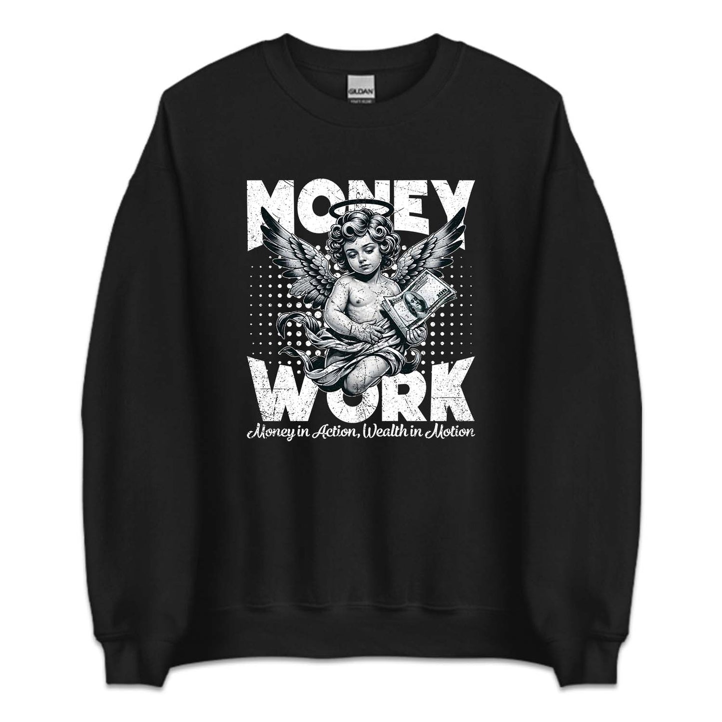 Cherub Holding $100 Bills Money Work | PRODUCT CODE: MNYWRKCHB