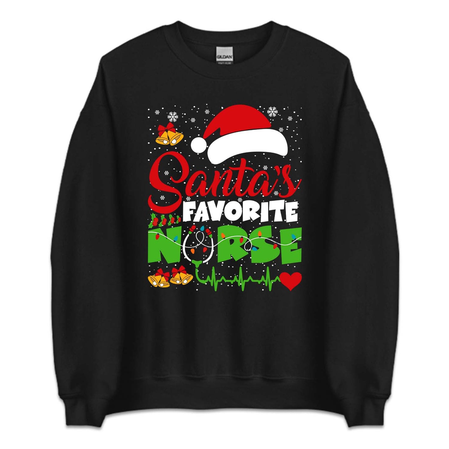 Santa's Favorite Nurse Christmas Cozy Nursing Xmas | PRODUCT CODE: SNTMFVRNUES