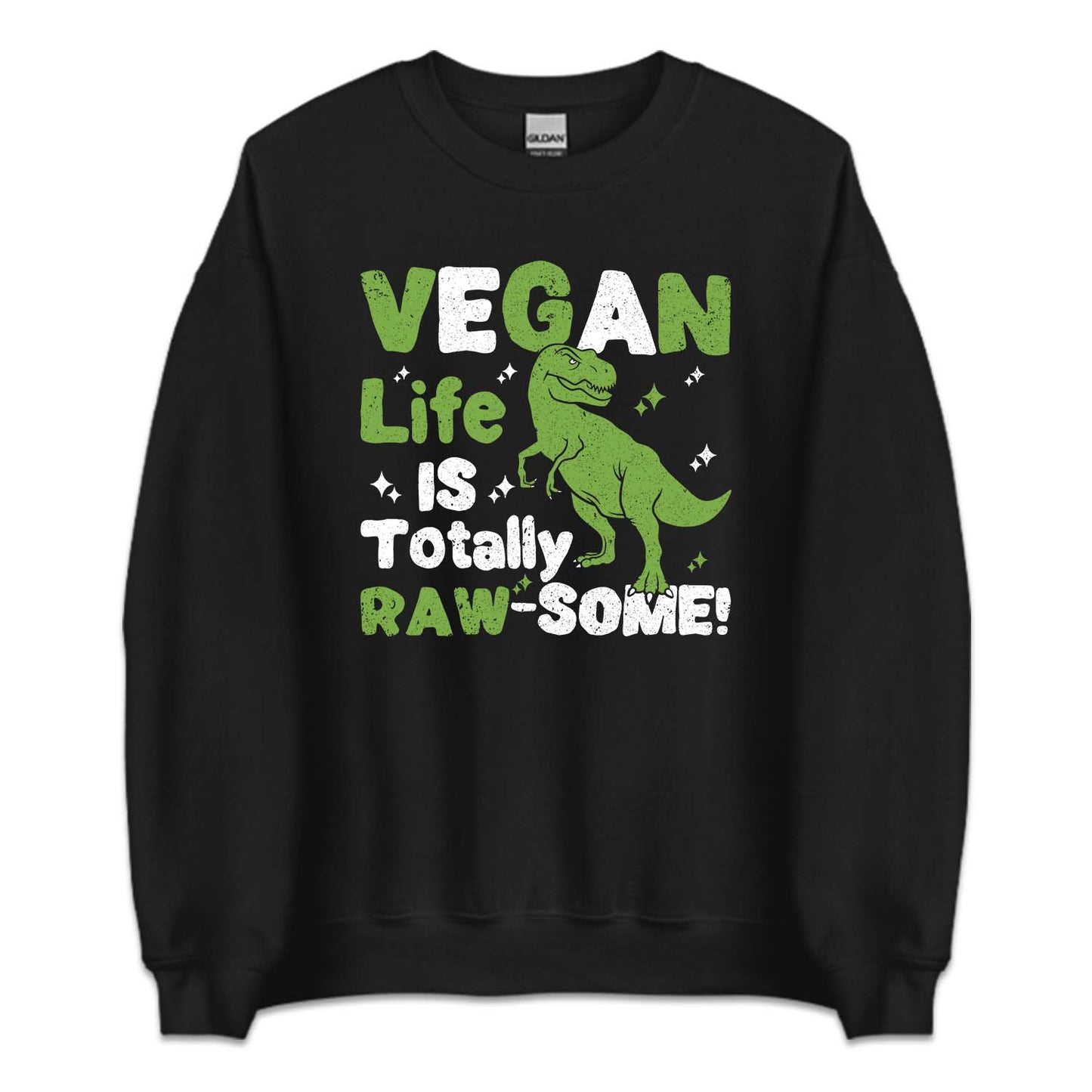 Vegan Life is Totally Raw-Some Vegetarian Dinosaur | PRODUCT CODE: VNGELFTRWS