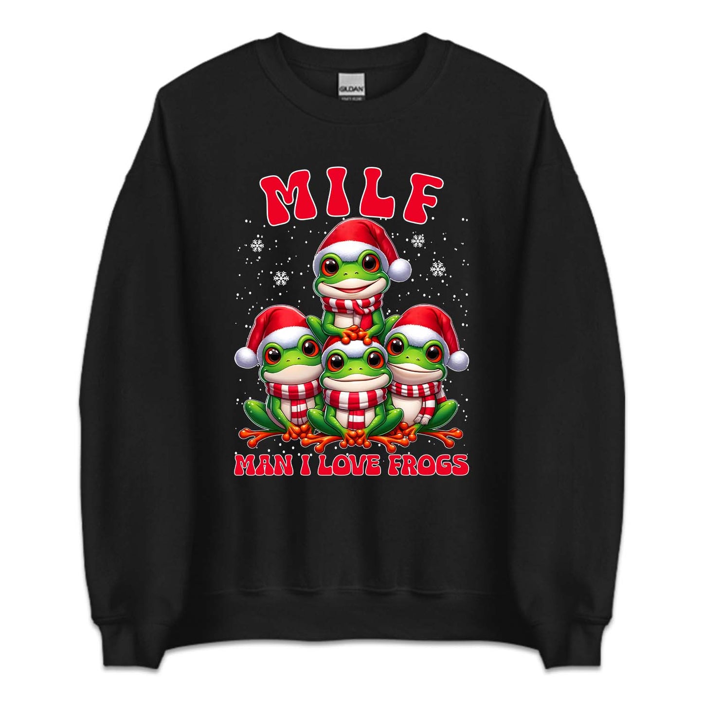 Frogs Christmas MILF Man I Love Frogs Humorous Xmas Frog | PRODUCT CODE: FRGCHTMLFVE