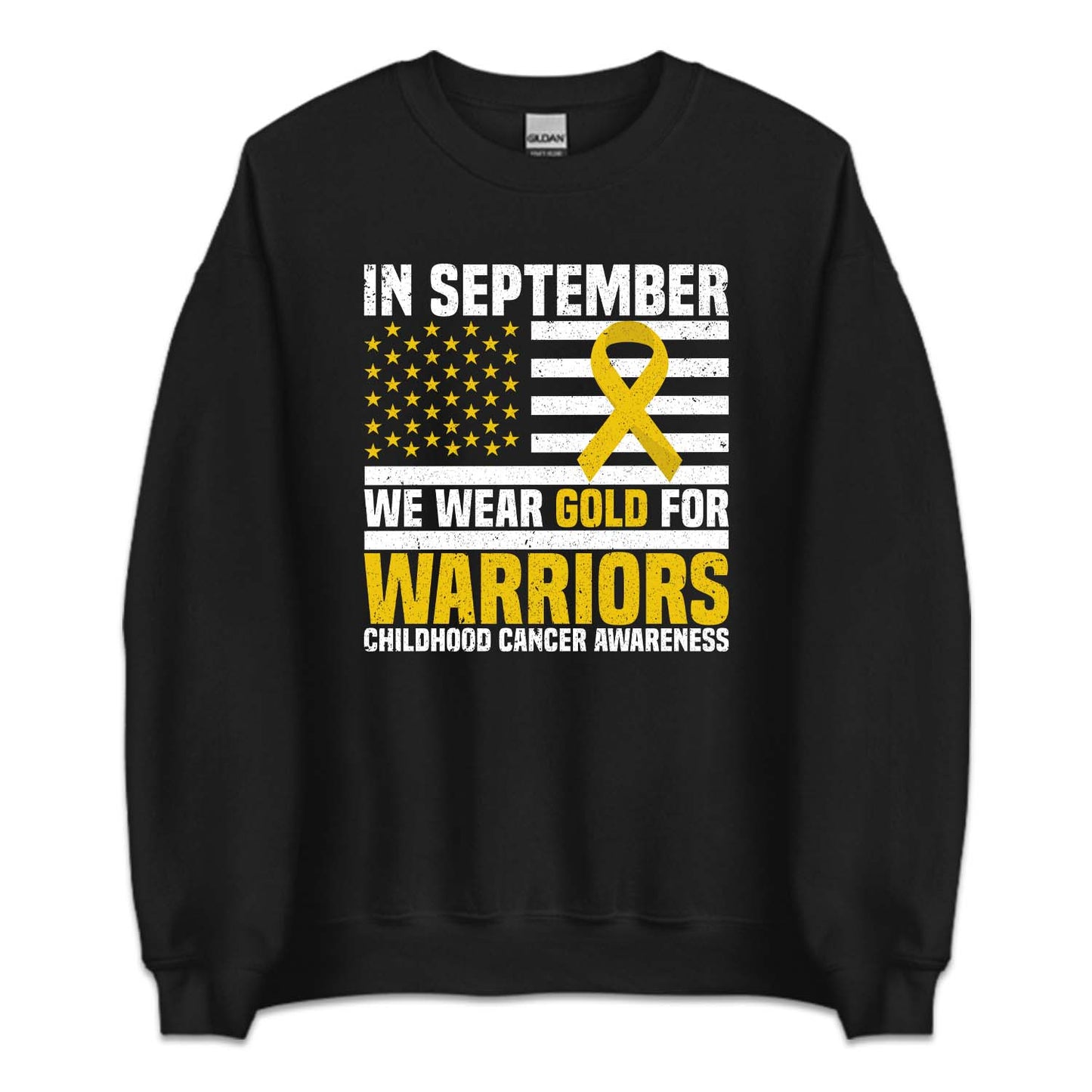 Childhood Cancer Awareness Pediatric Cancer Support Gold Ribbon | PRODUCT CODE: GLDFRWRCHL