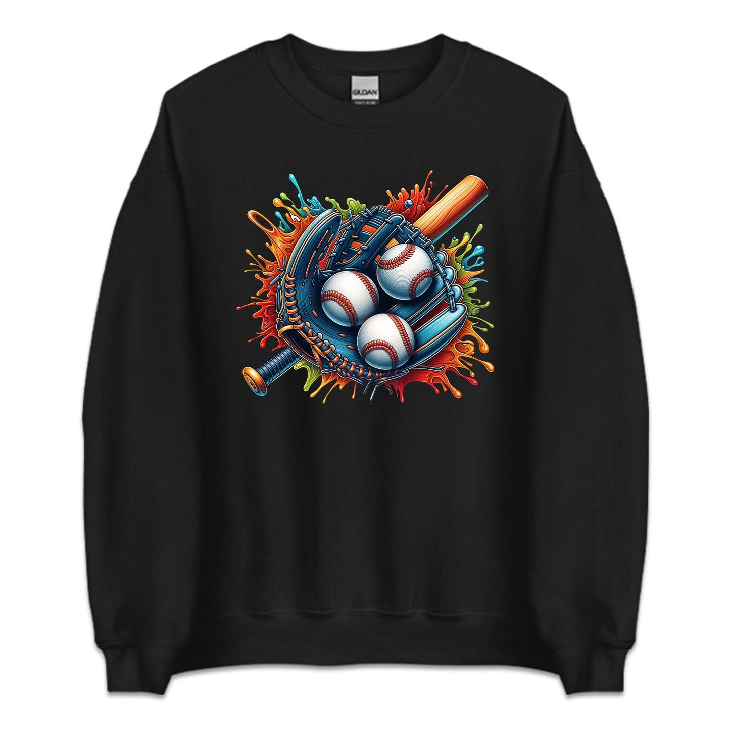 Colorful Baseball Glove Splash Game Lover | PRODUCT CODE: CLOBSEBLGV