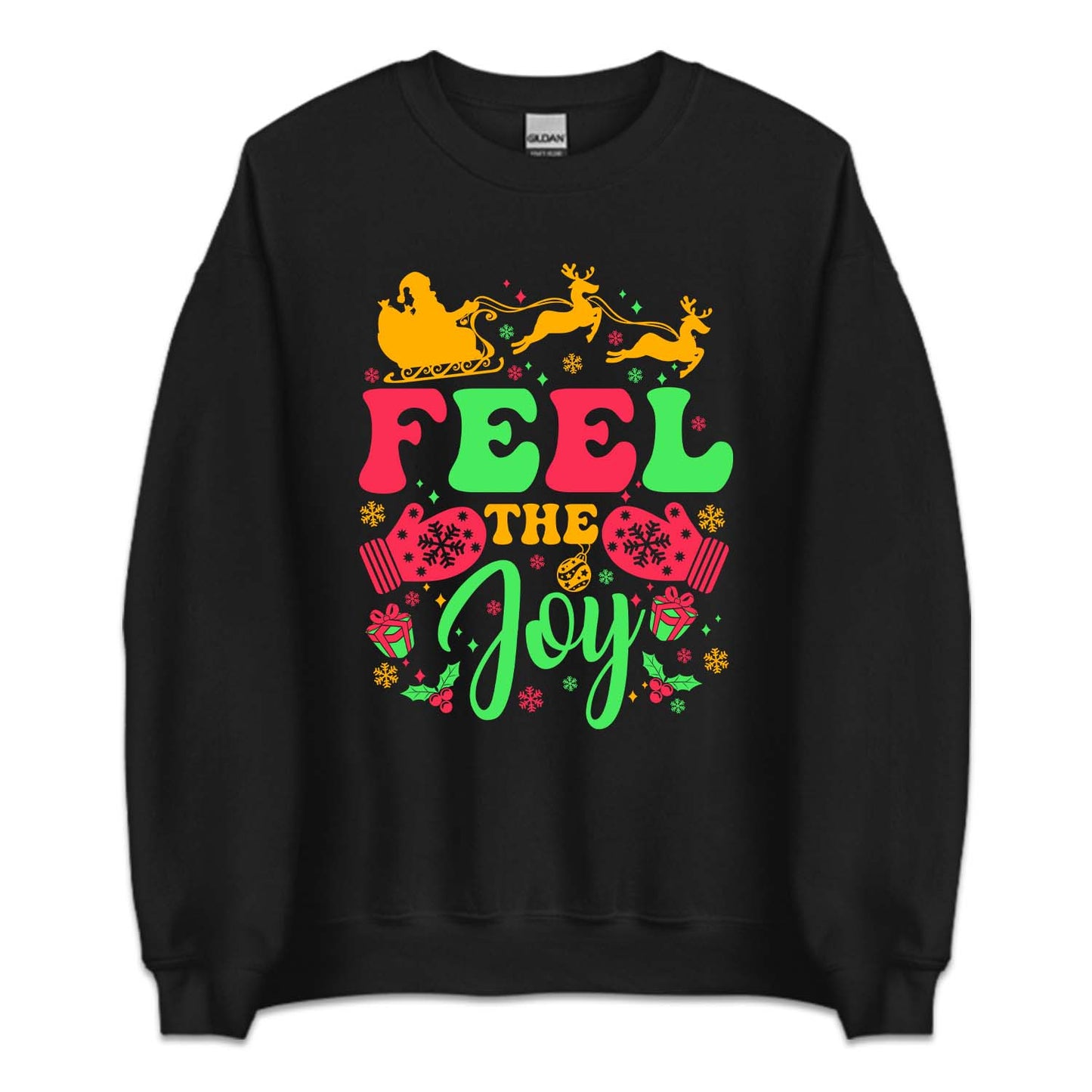 Christmas Feel The Joy Santa Claus Sleigh Xmas Holiday | PRODUCT CODE: FLTHJYCHRGE