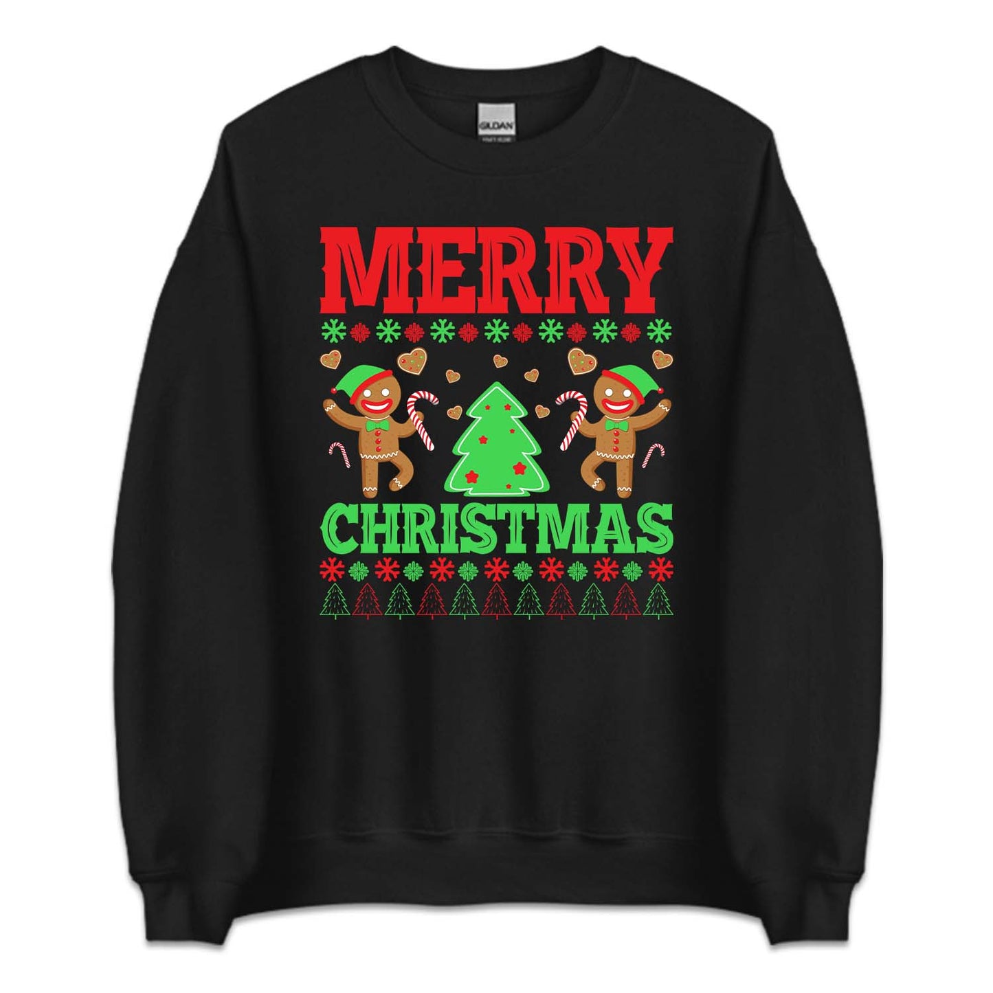 Merry Christmas Gingerbread Man Xmas Candy Can | PRODUCT CODE: MYRCHGNRBDA