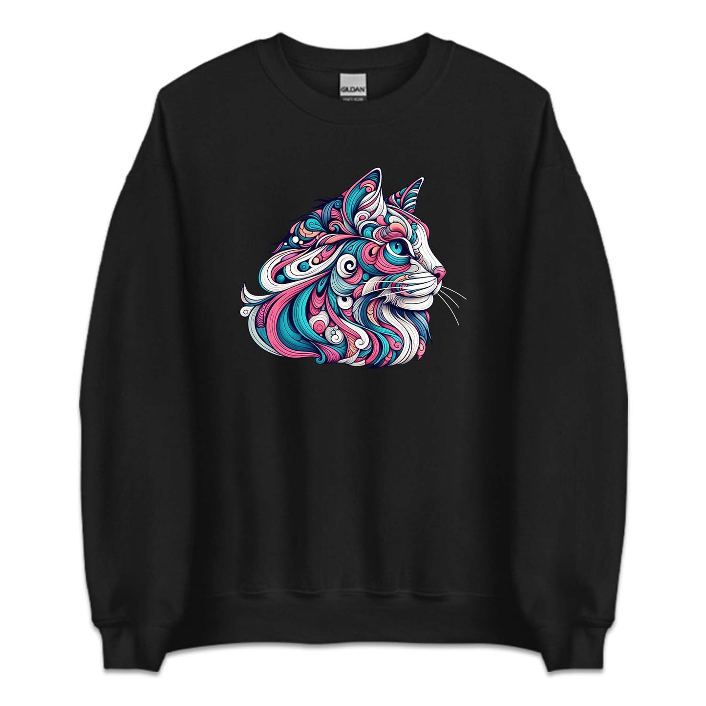 Psychedelic Colorful Maine Coon Cat | PRODUCT CODE: MNCOPSYDLT