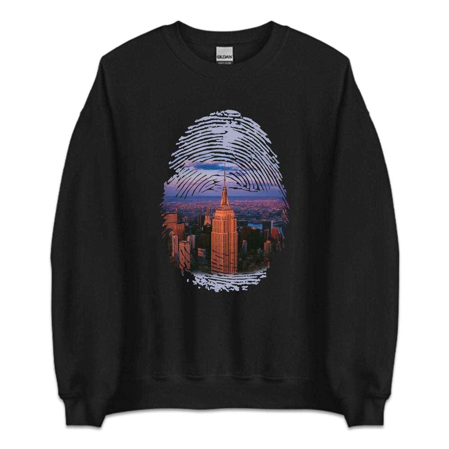 Empire State Building Fingerprint New York City Dusk | PRODUCT CODE: EMPRSTBLFG