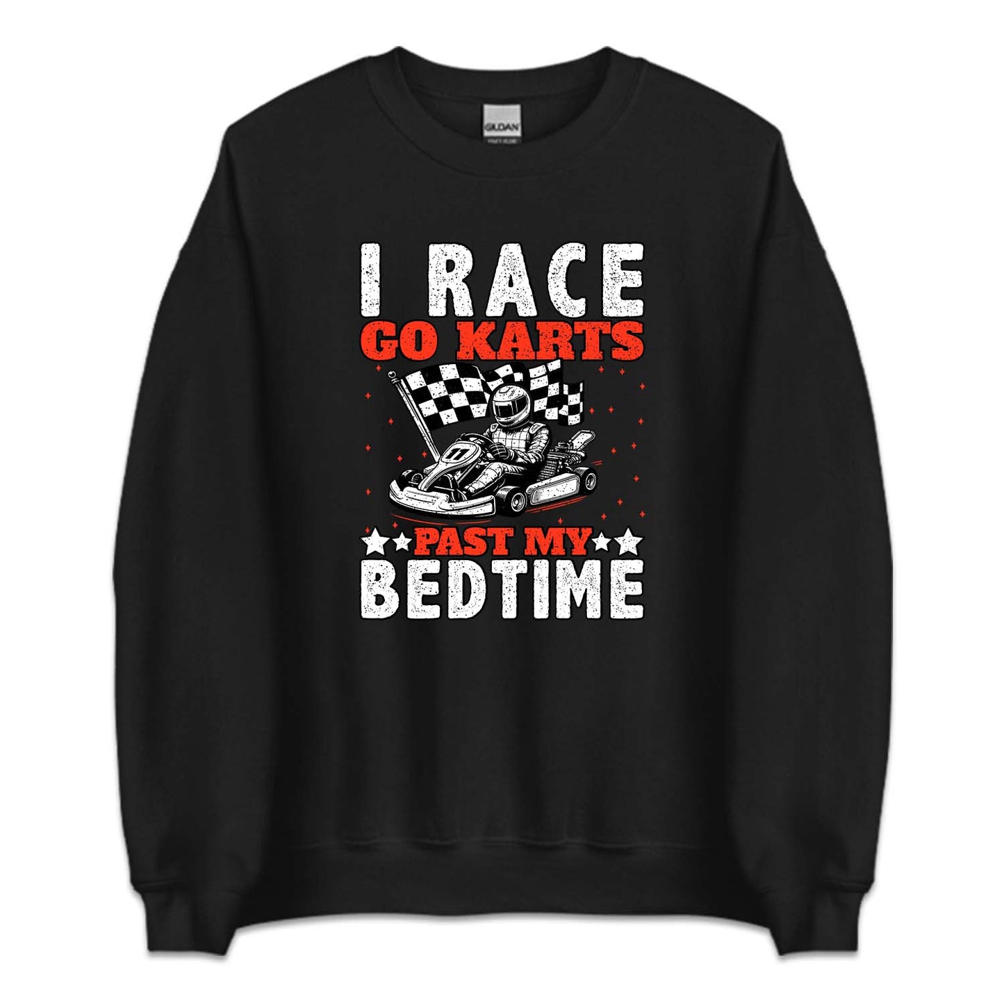 I Race Go Karts Past My Bedtime Racing Quotes | PRODUCT CODE: IRCGTSPMBD