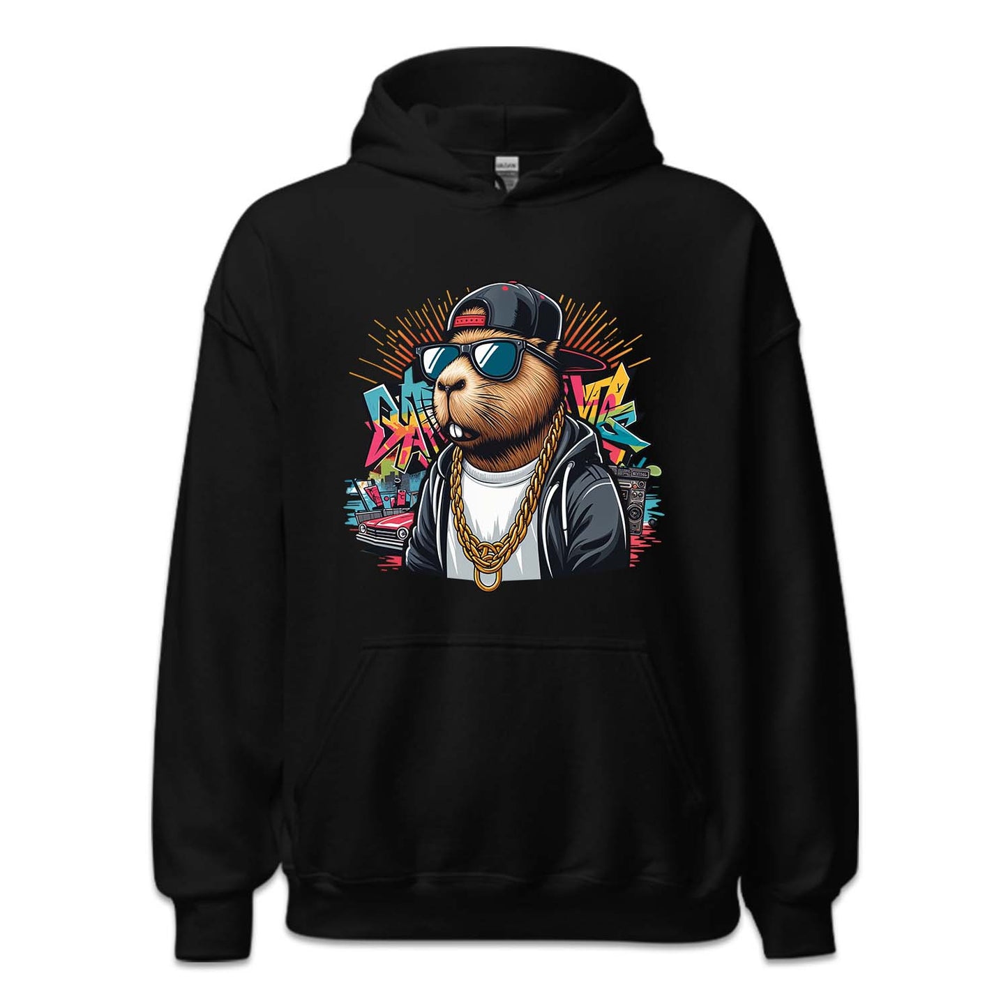 Urban Streetwear Gangster Capybara | PRODUCT CODE: GNSBRATPC