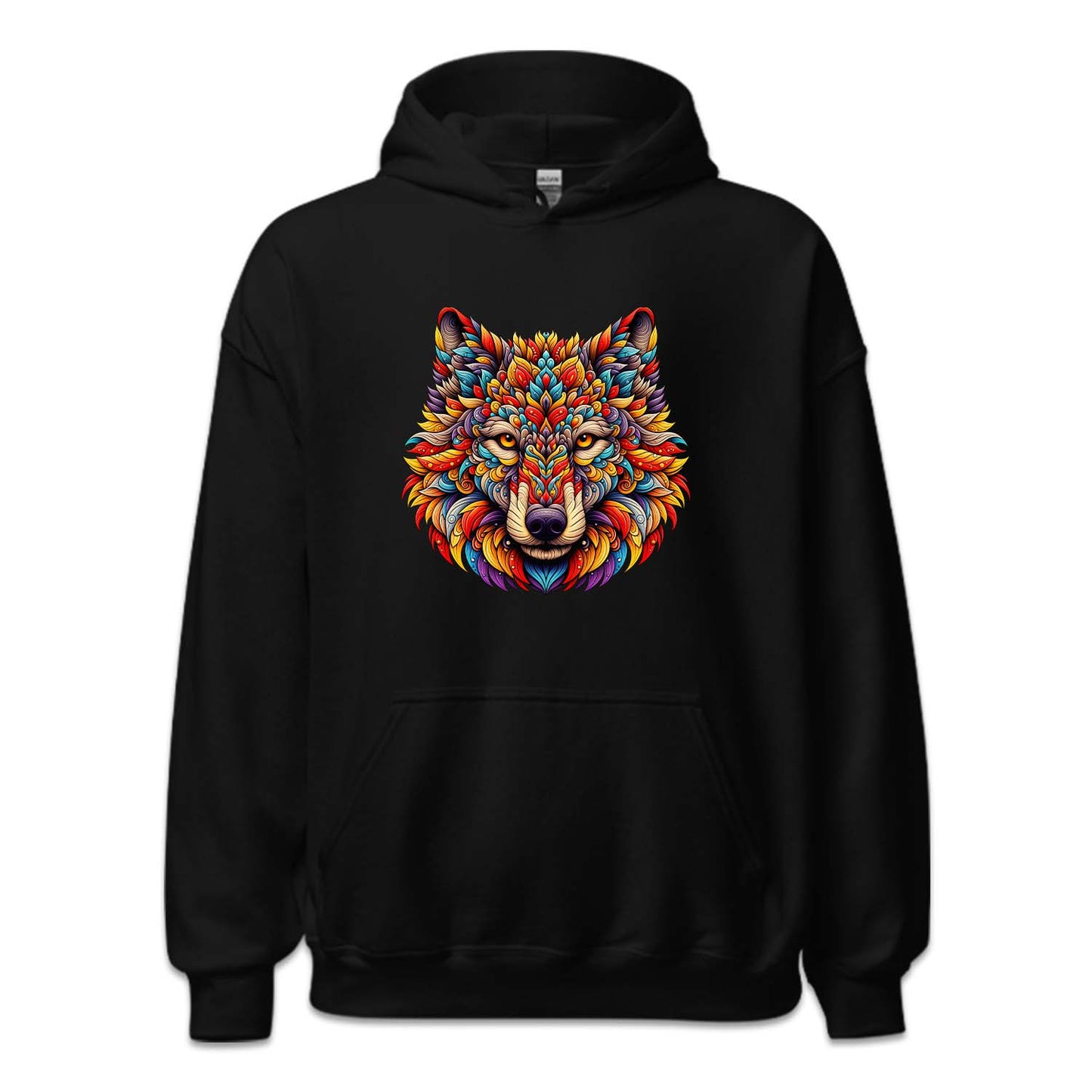 Psychedelic Colorful Wolf Wild Animal | PRODUCT CODE: PSYDLCWLF