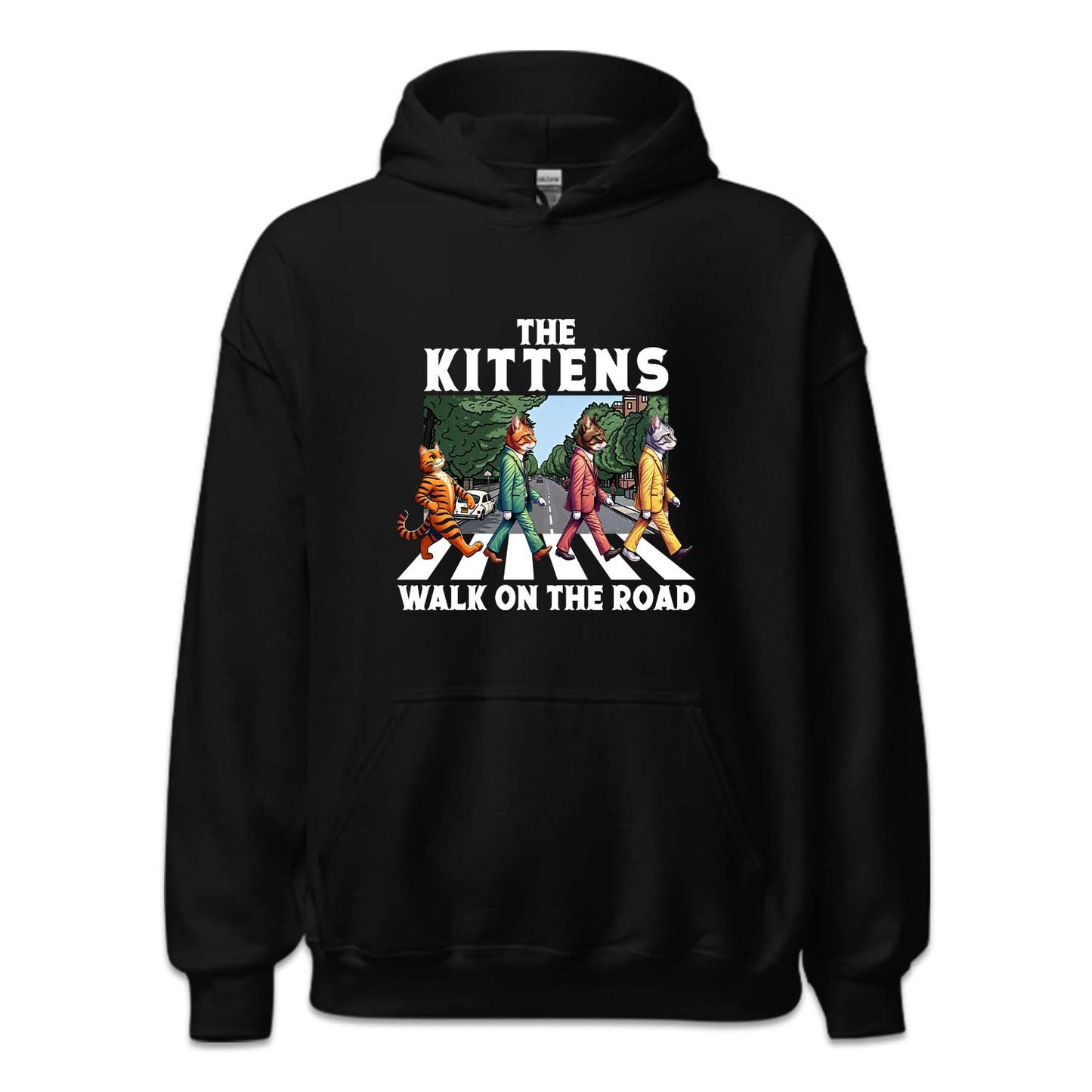 The Kittens Walk On The Road Cute Cat Crosswalk | PRODUCT CODE: THKETNSCR