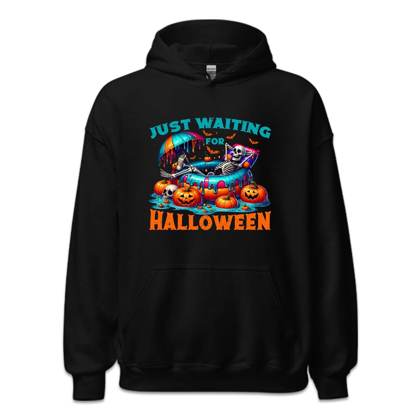 Just Waiting for Halloween Skeleton Pool Party | PRODUCT CODE: JUTWFRHLWM