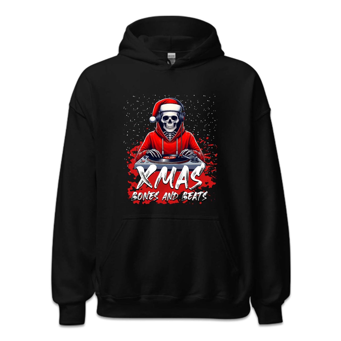 Xmas Bones And Beats Dj Skeleton Santa Claus Christmas Music Party | PRODUCT CODE: XMBOENDTCH