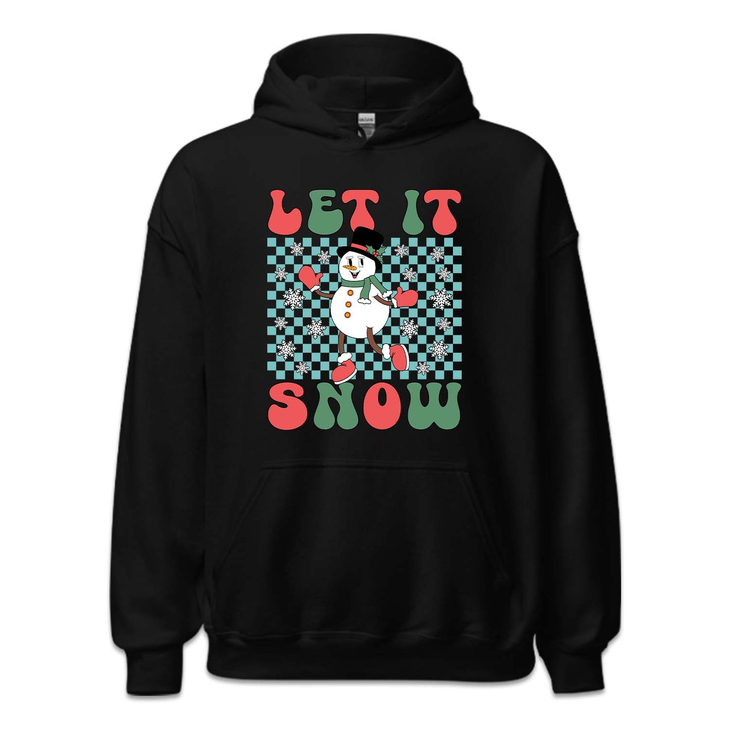 Let It Snow Christmas Snowman Winter Holiday Cozy Xmas | PRODUCT CODE: LTSNWCHRMAW