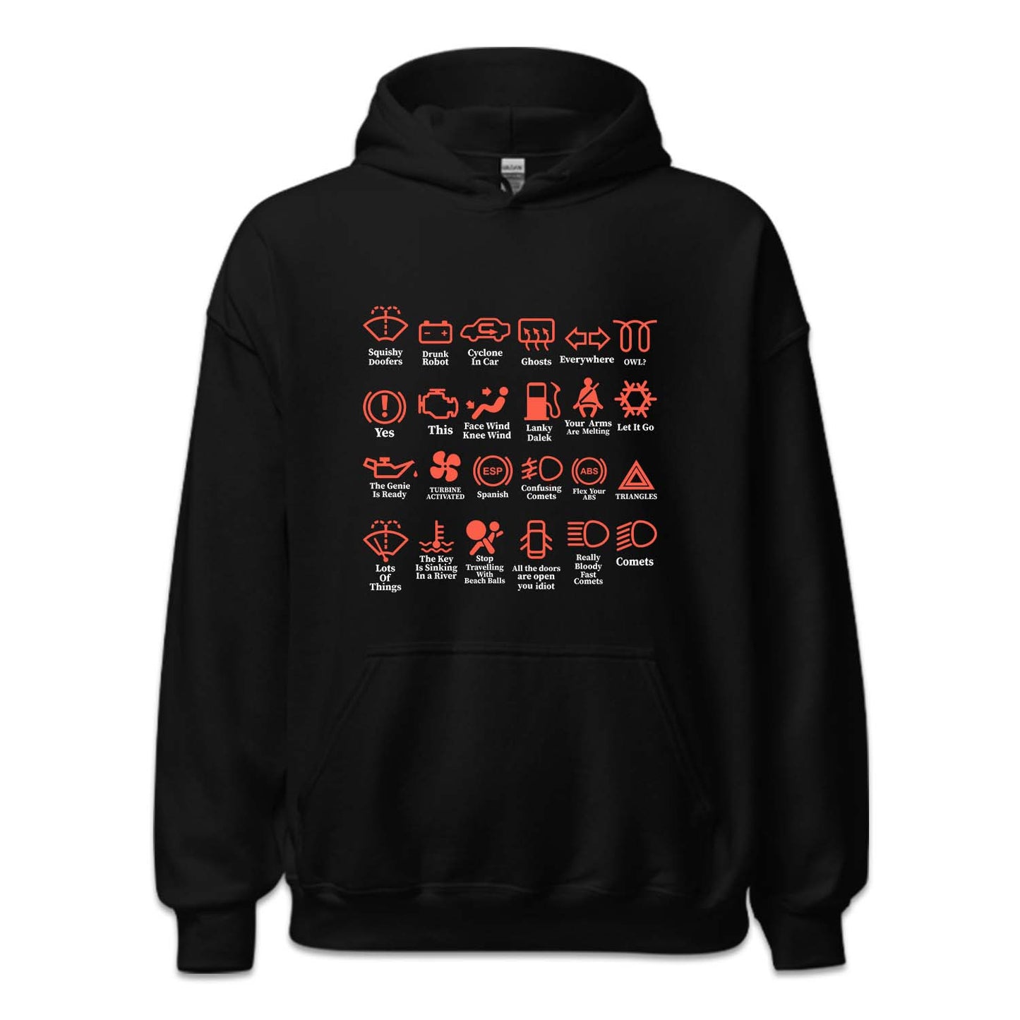 Funny Dash Icons Car Warning Lights | PRODUCT CODE: FNYDSHCNOW