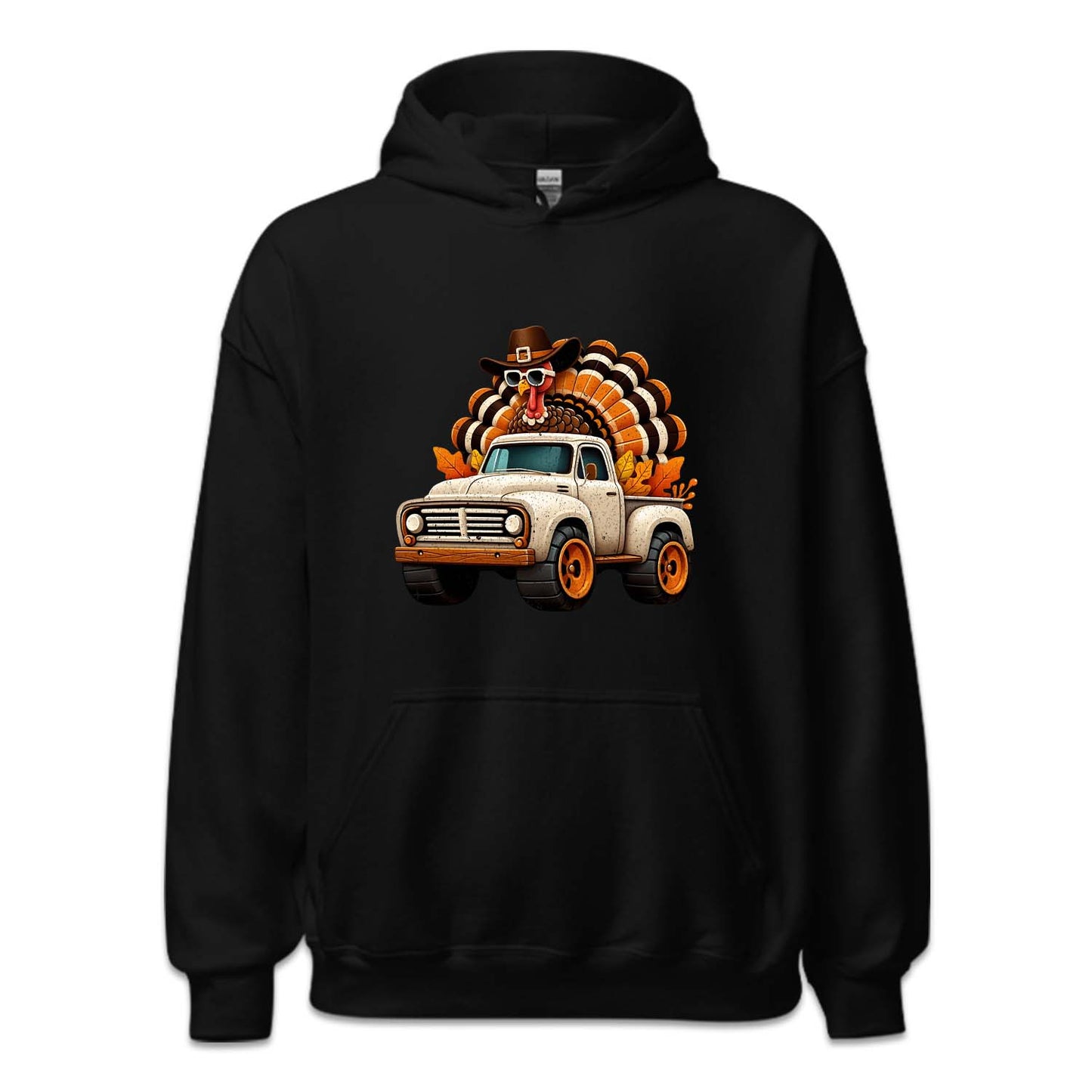 Turkey Riding Truck Thanksgiving Fall Truck Autumn Holiday | PRODUCT CODE: TRKDNGKUCF