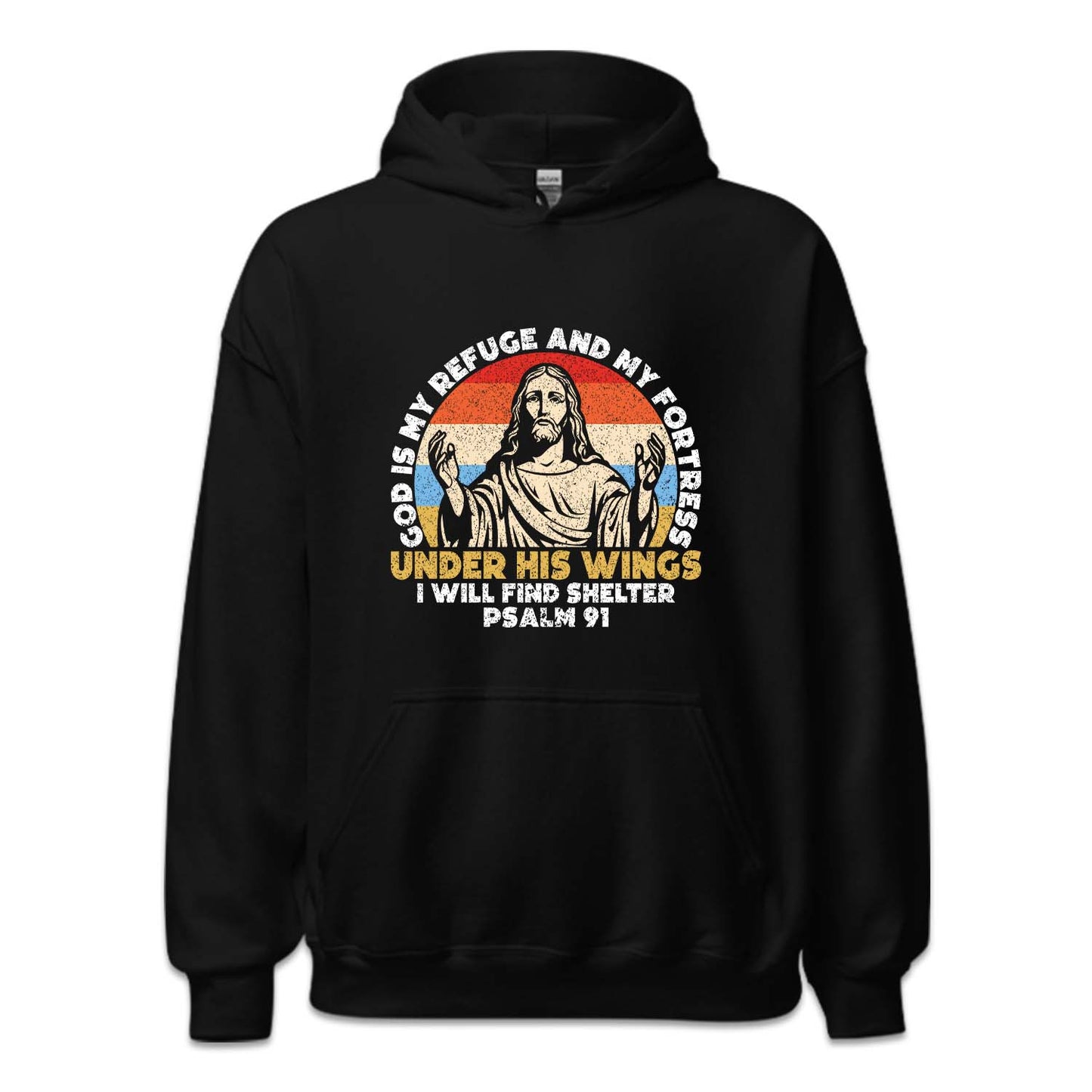 God Is My Refuge And My Fortress Under His Wings Psalm 91 | PRODUCT CODE: DGSIMRFGEF