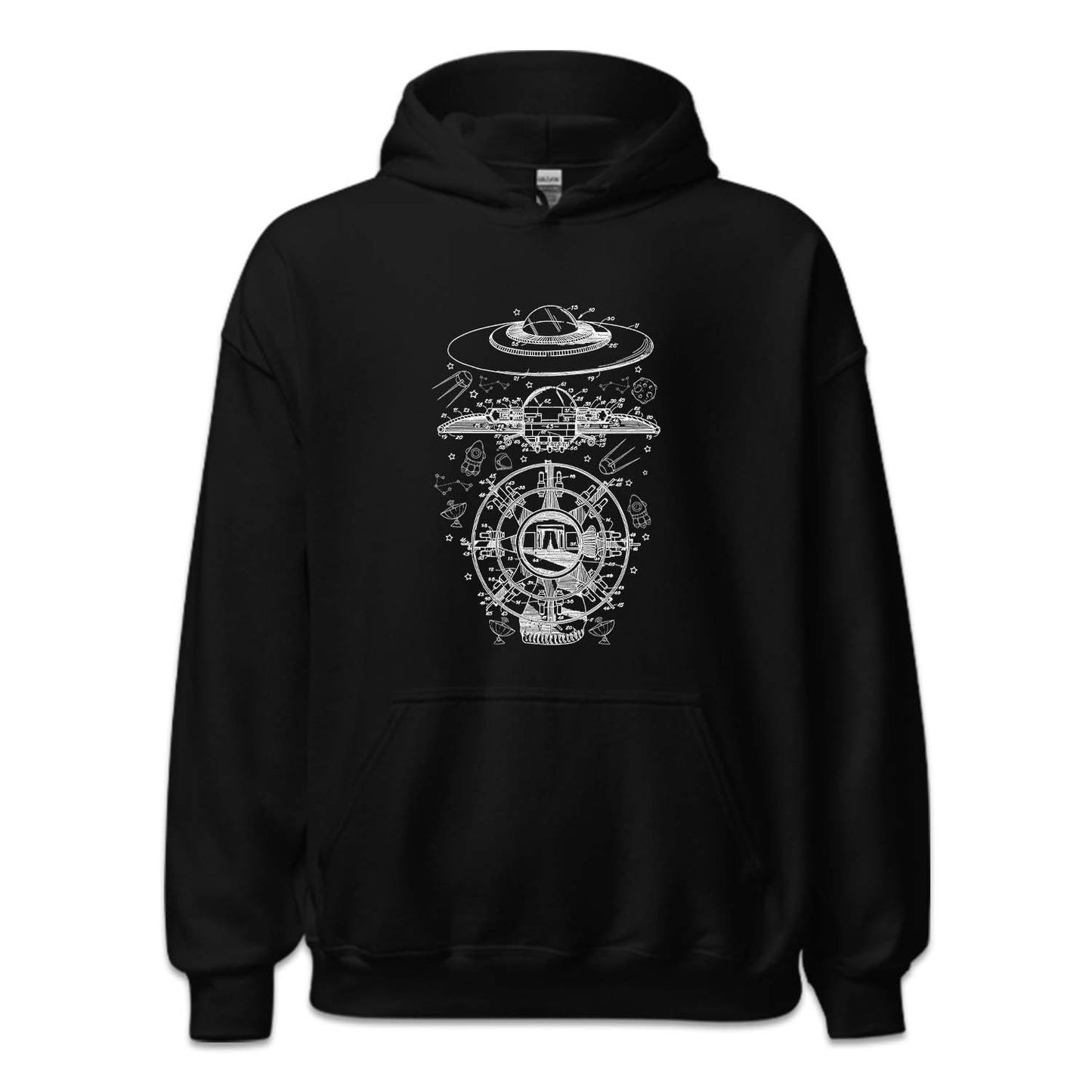 Area 51 UFO Flying Saucer Blueprint Alien Enthusiast | PRODUCT CODE: FLGYNSRBLP