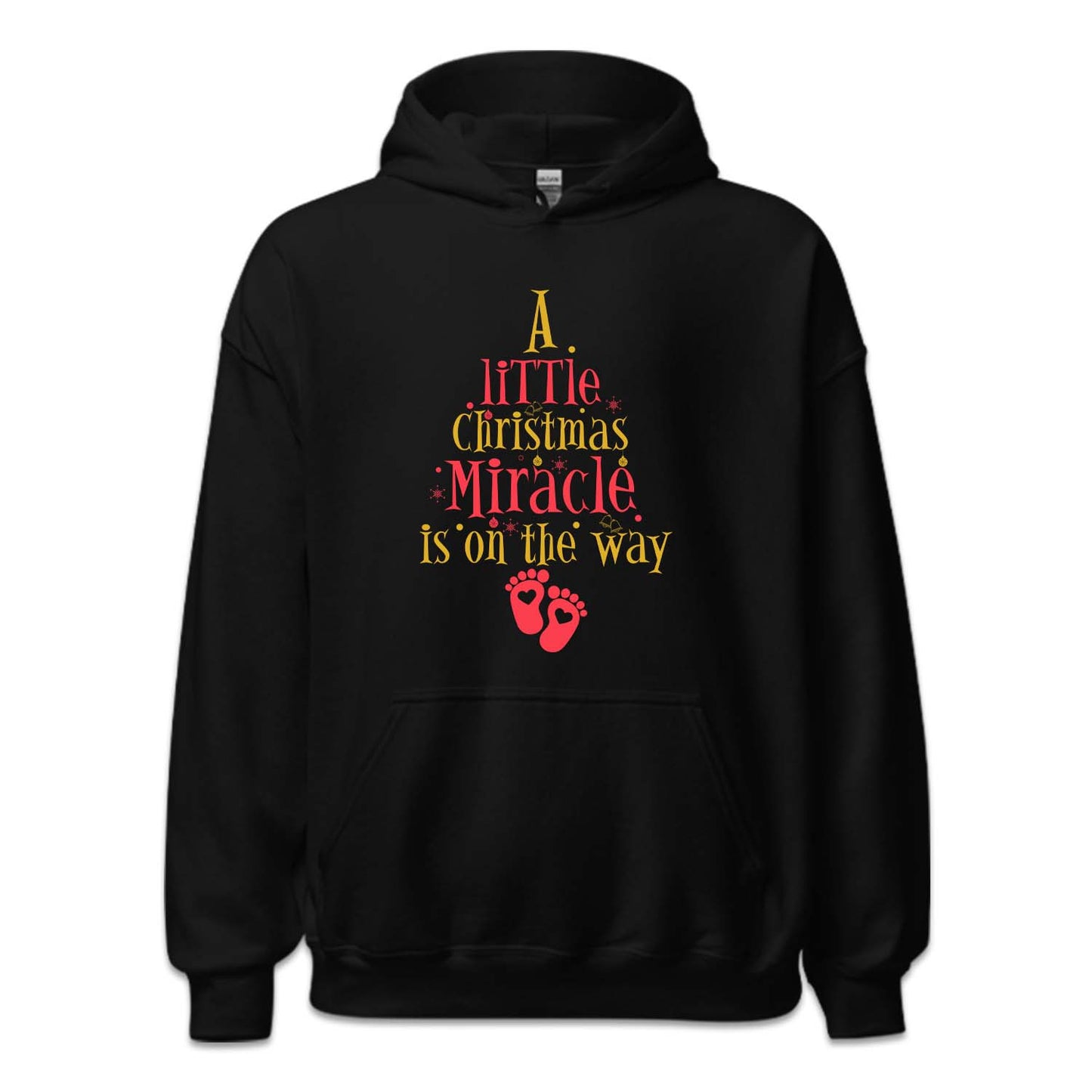 A Little Christmas Miracle Baby Announcement Xmas Pregnancy | PRODUCT CODE: ALTCHMNWYB