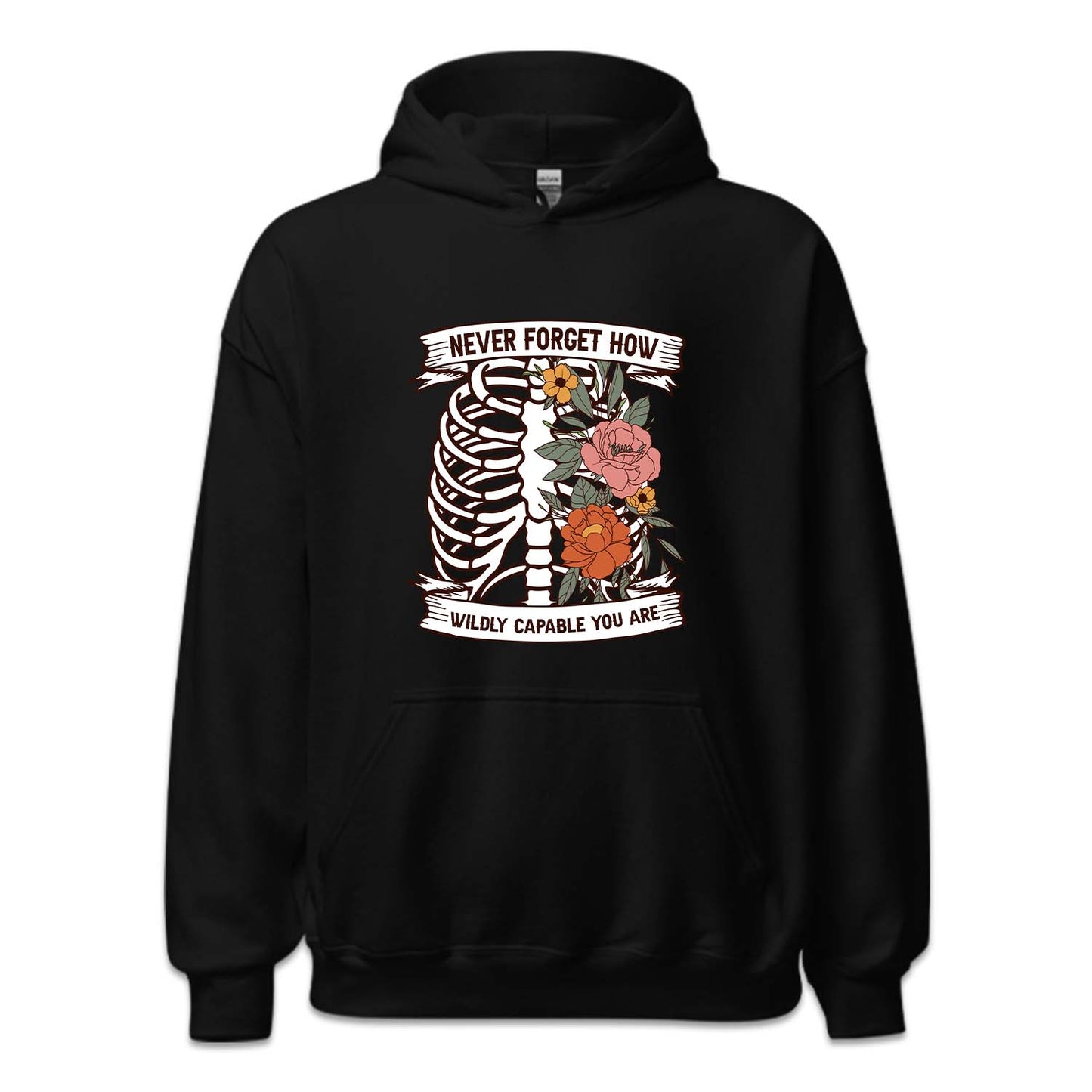 Floral Human Rib Cage Mental Health | PRODUCT CODE: NVRFGTHWC