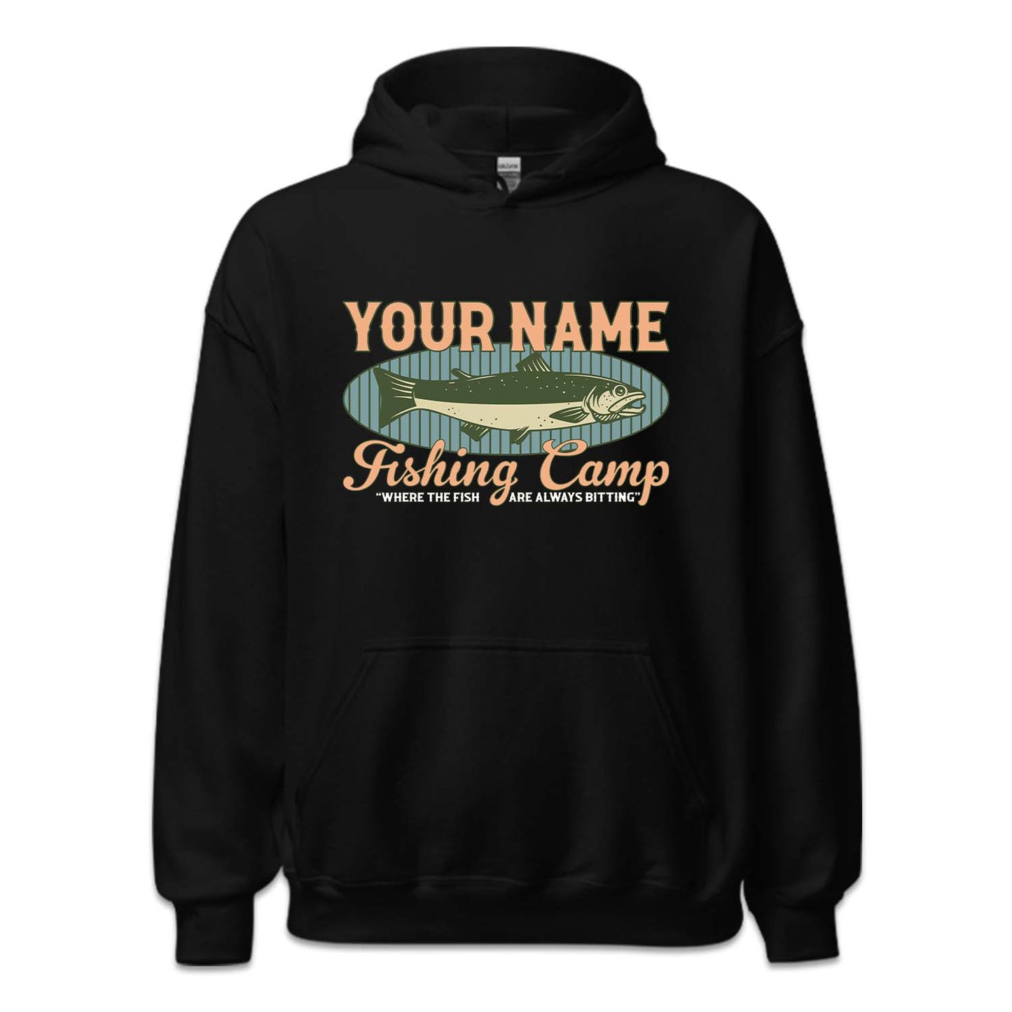Personalized Fishing Camp Bait And Tackle | PRODUCT CODE: WRETFALWB