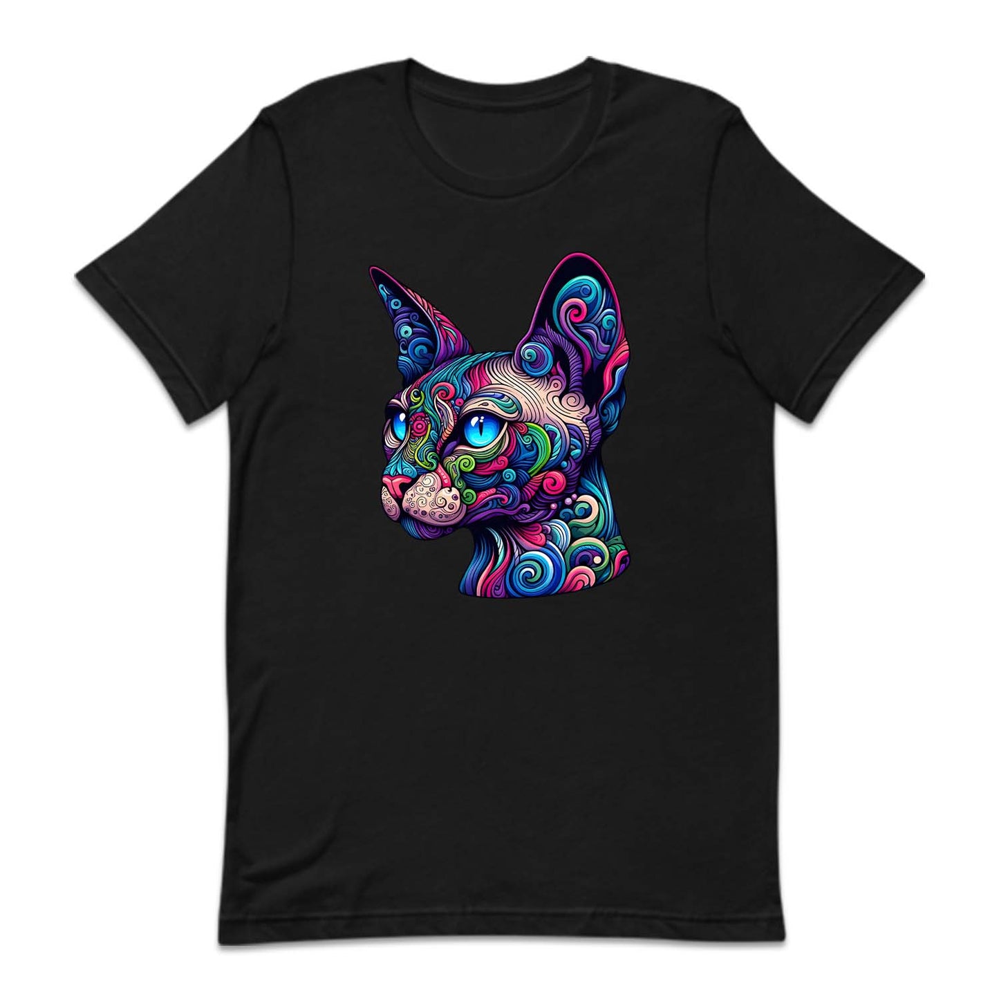 Psychedelic Colorful Sphynx Cat | PRODUCT CODE: SPXHCTPSY