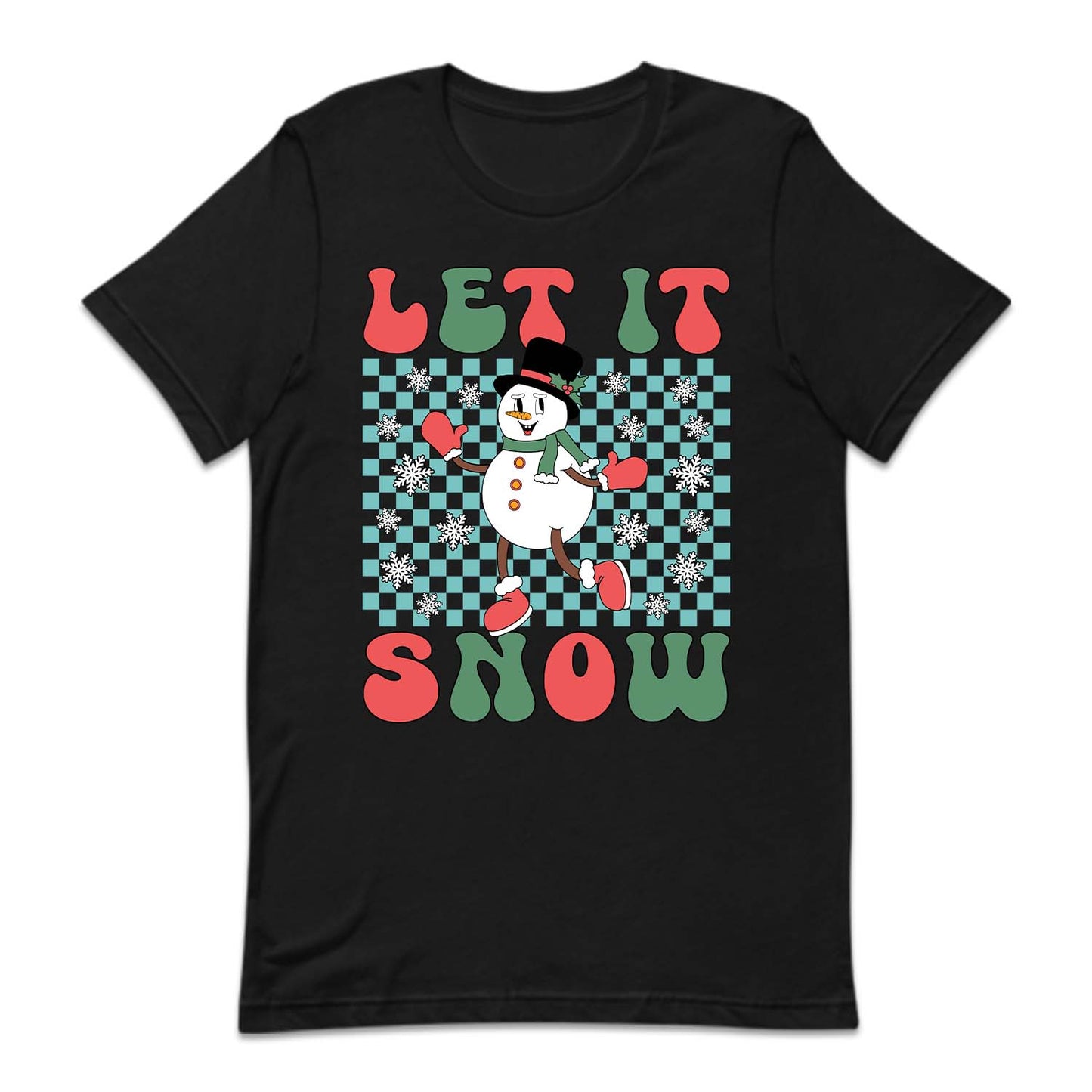 Let It Snow Christmas Snowman Winter Holiday Cozy Xmas | PRODUCT CODE: LTSNWCHRMAW