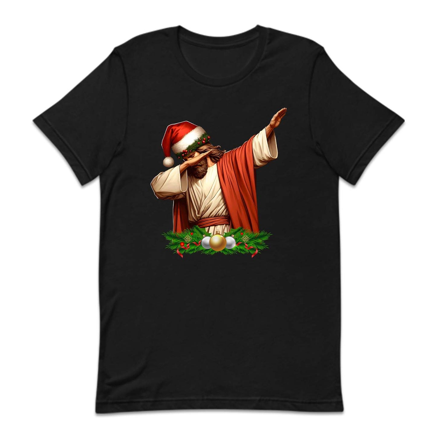 Christmas Dabbing Jesus in Santa Hat Religous Festive Xmas | PRODUCT CODE: DBNGJXMSCR