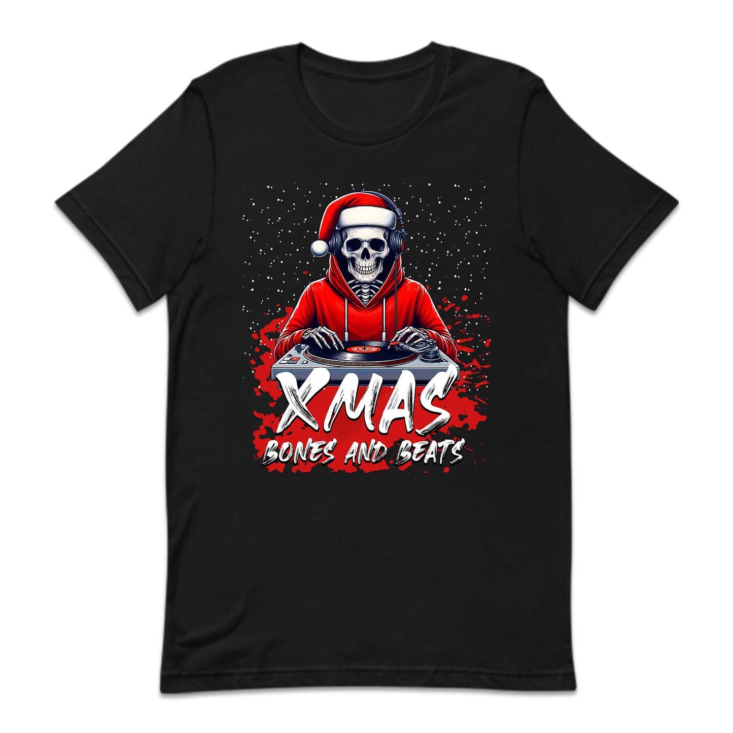 Xmas Bones And Beats Dj Skeleton Santa Claus Christmas Music Party | PRODUCT CODE: XMBOENDTCH