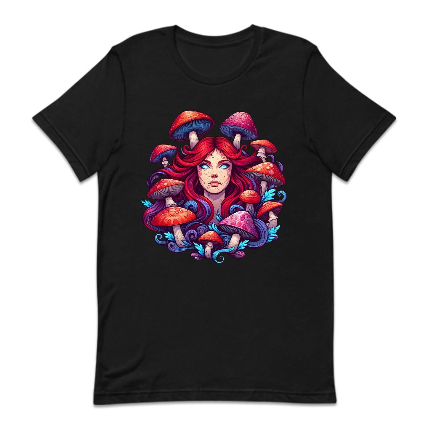 Psychedelic Mystical Woman Mushrooms Shroom Lover | PRODUCT CODE: PSYDLCMYWS
