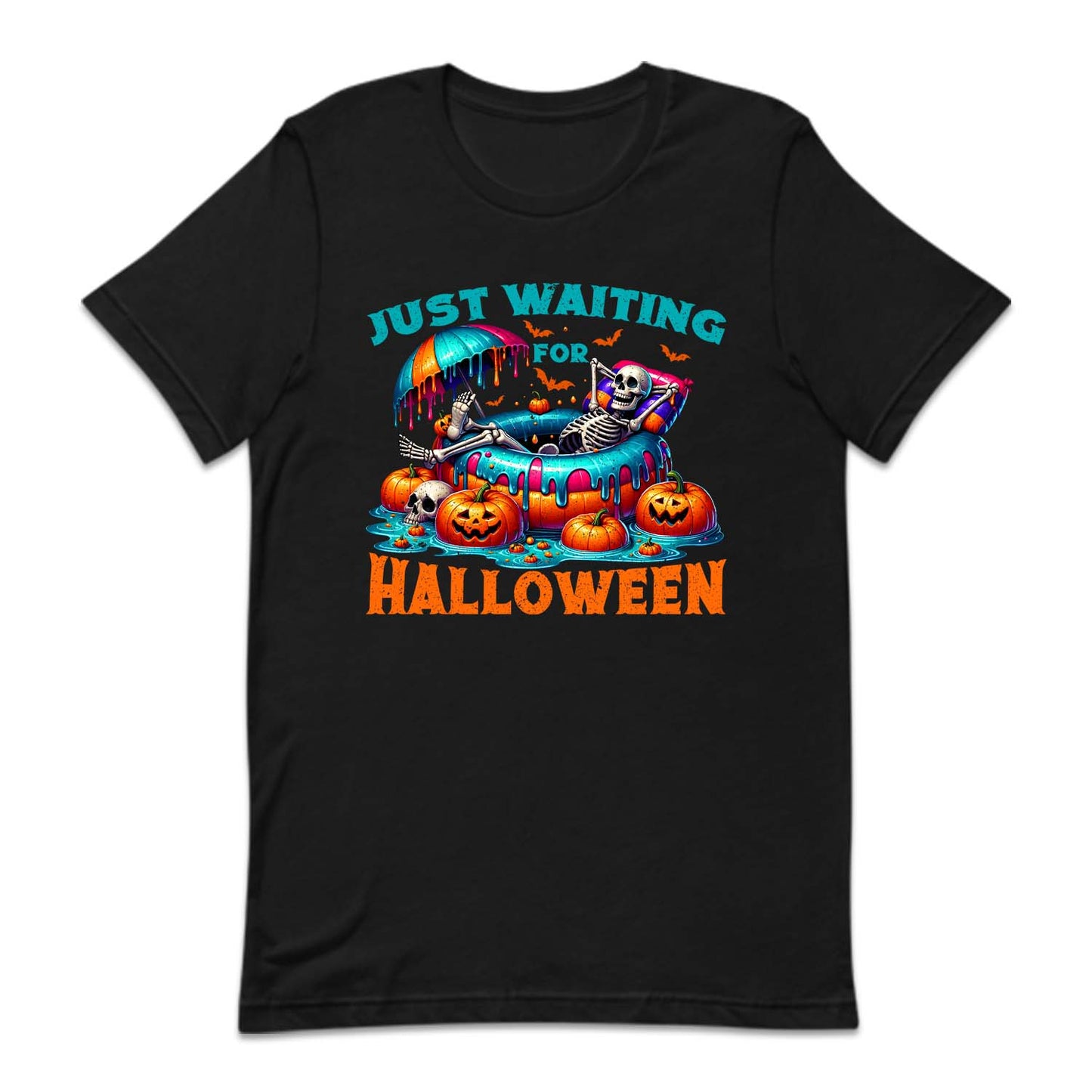 Just Waiting for Halloween Skeleton Pool Party | PRODUCT CODE: JUTWFRHLWM