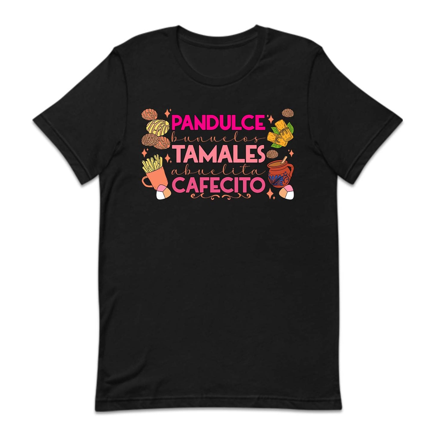 Mexican Christmas Foods Pandulce Bunuelos Tamales Abuelita & Cafecito Latina Xmas | PRODUCT CODE: MXCNPLDUBRE