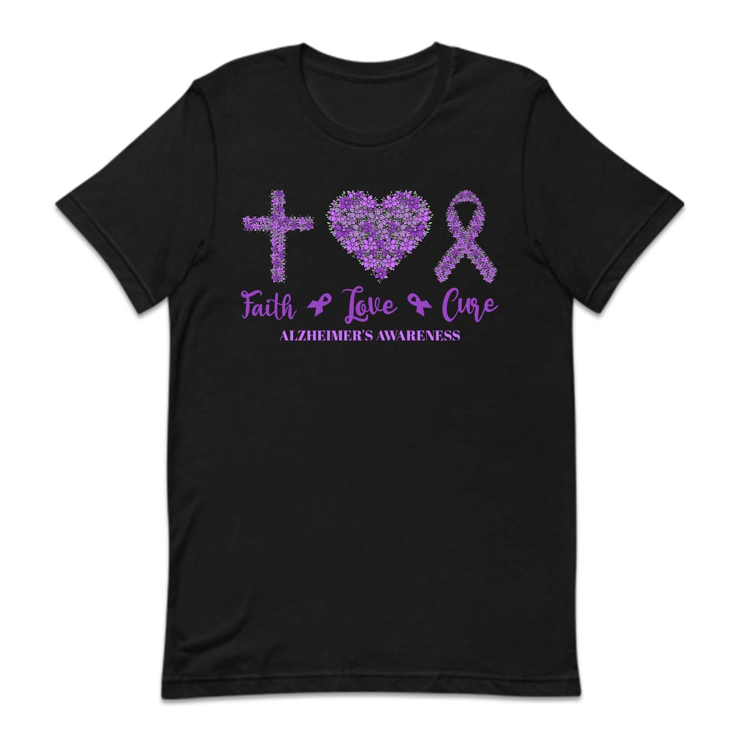 Faith Love Cure Alzheimer's Mental Health Awareness | PRODUCT CODE: FTLVCRAZML