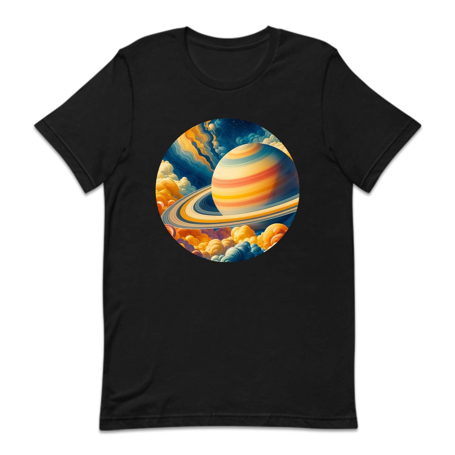 Psychedelic Saturn Nebula Planet Rings Cosmic Galaxy | PRODUCT CODE: PSDYATURNPL