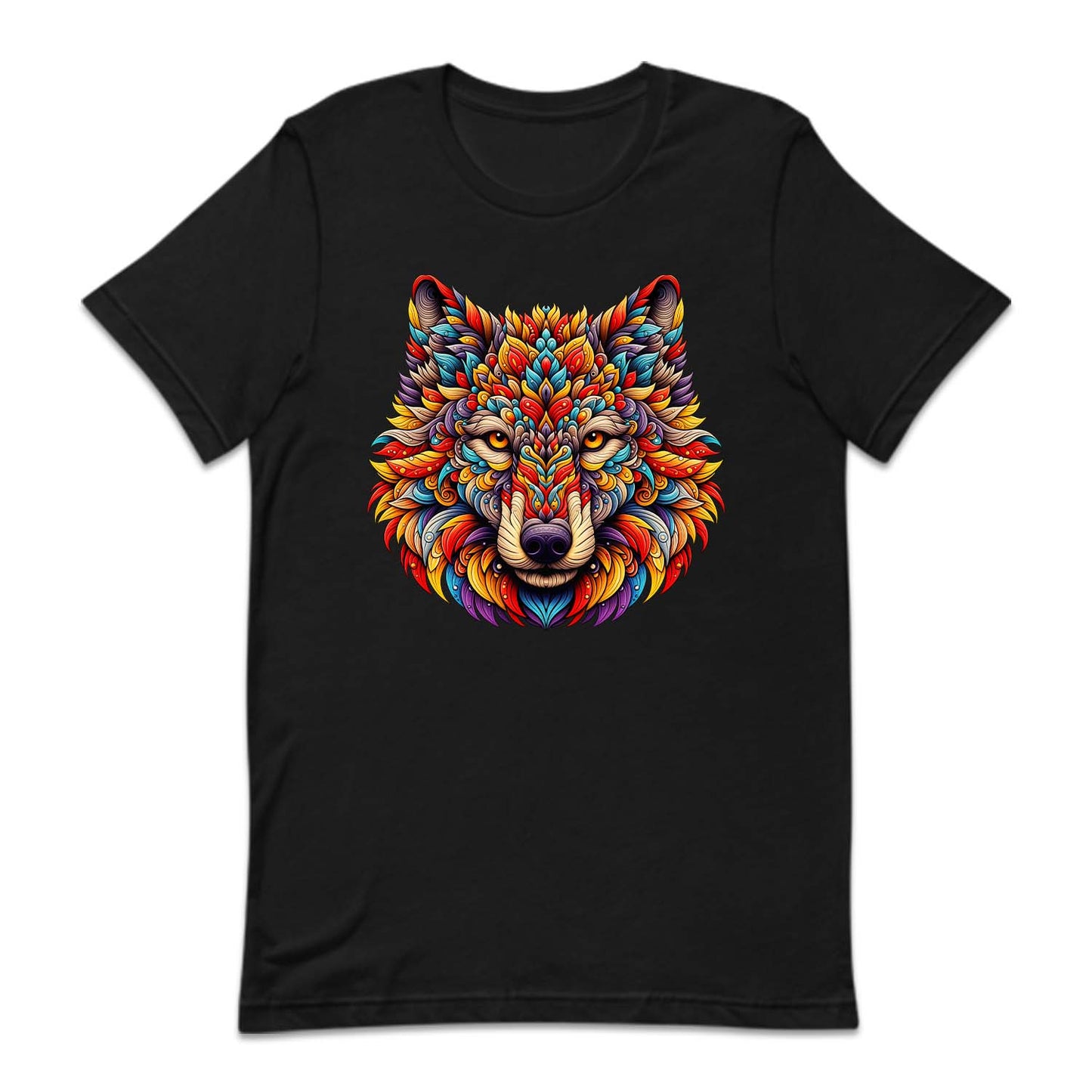 Psychedelic Colorful Wolf Wild Animal | PRODUCT CODE: PSYDLCWLF