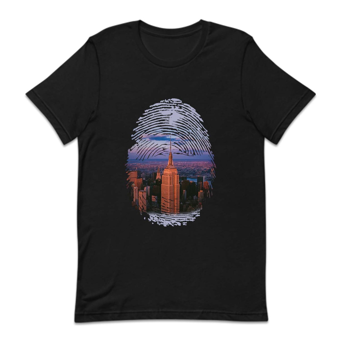 Empire State Building Fingerprint New York City Dusk | PRODUCT CODE: EMPRSTBLFG