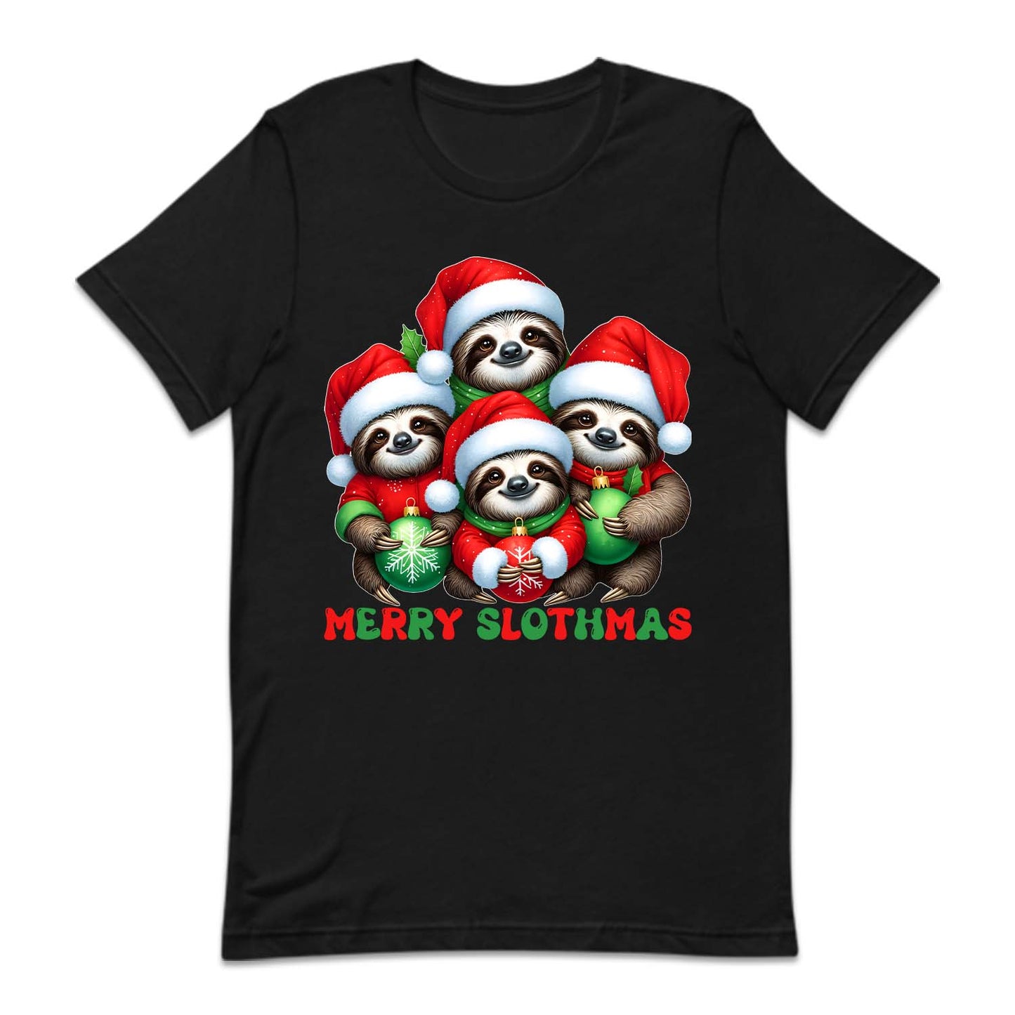 Merry Slothmas Cute Christmas Sloth Xmas Holiday Animal | PRODUCT CODE: MRYSLTHACR