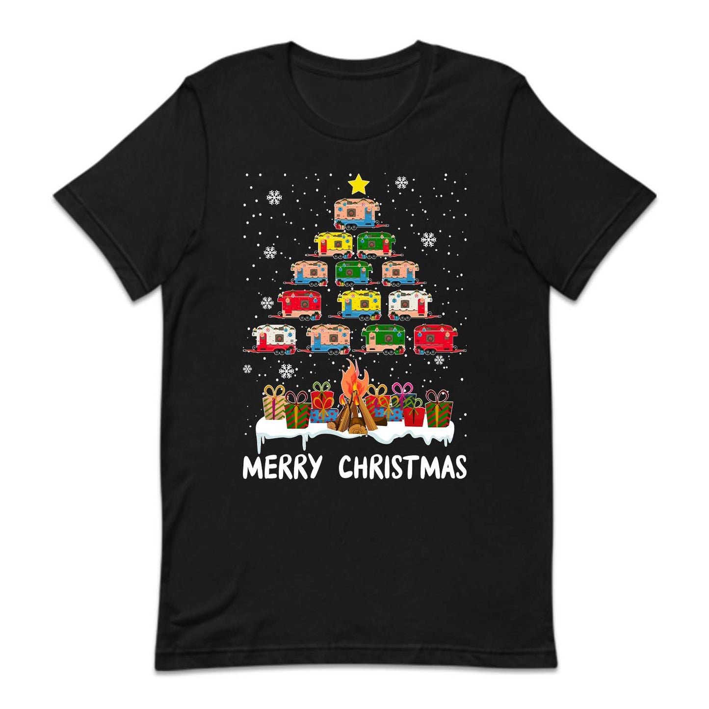 Merry Christmas Camper Tree Holiday RV Camping Festive Xmas | PRODUCT CODE: MRYCHPRERVH