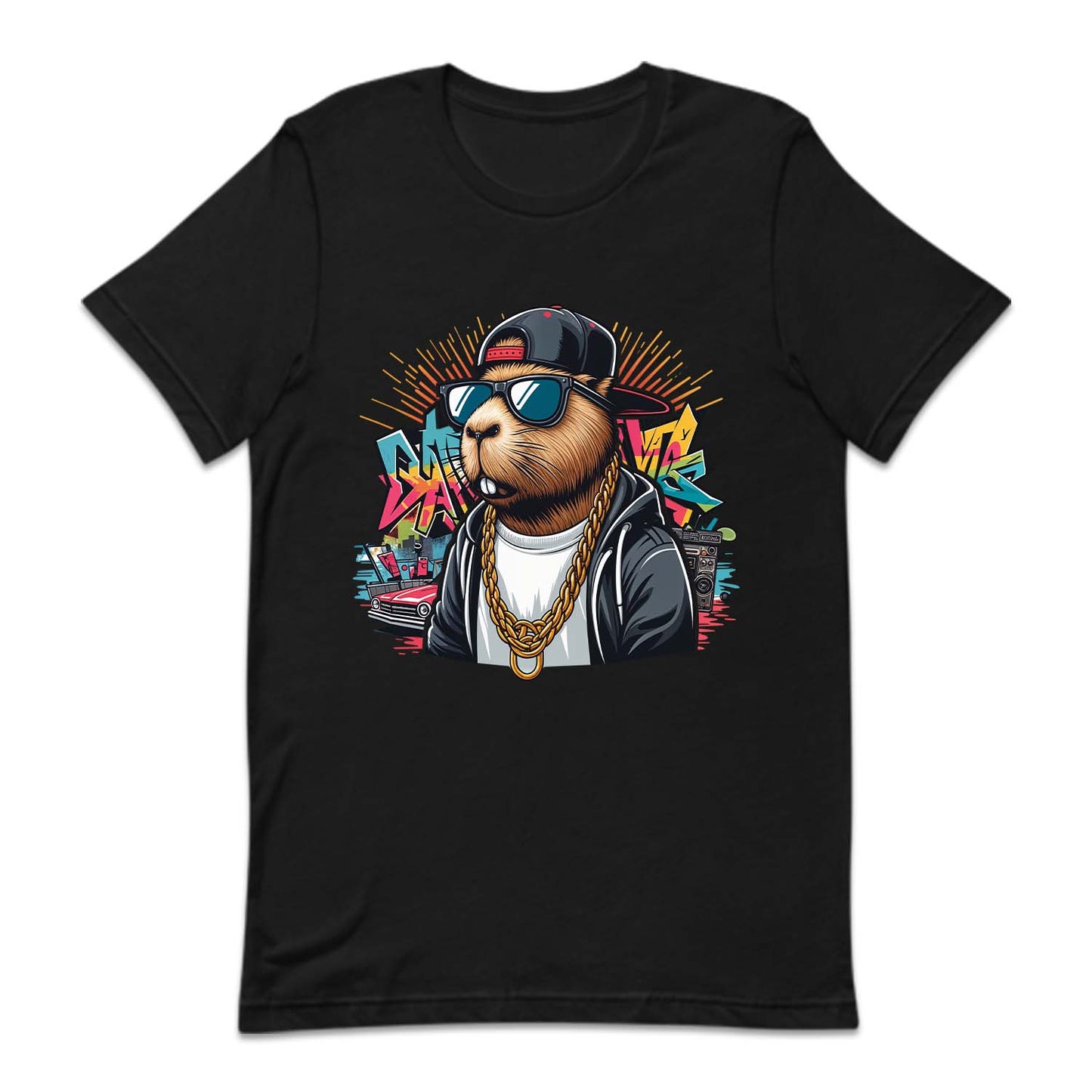 Urban Streetwear Gangster Capybara | PRODUCT CODE: GNSBRATPC