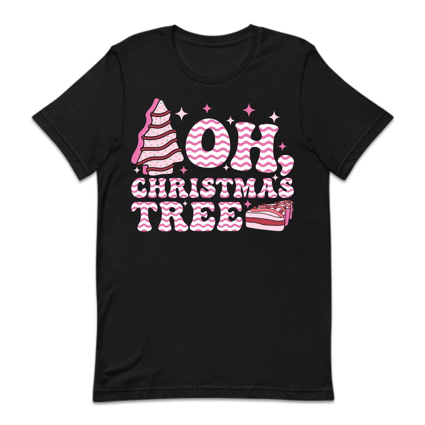 Oh Christmas Tree Pink Xmas Tree Cake | PRODUCT CODE: OCRTEKAFVTS