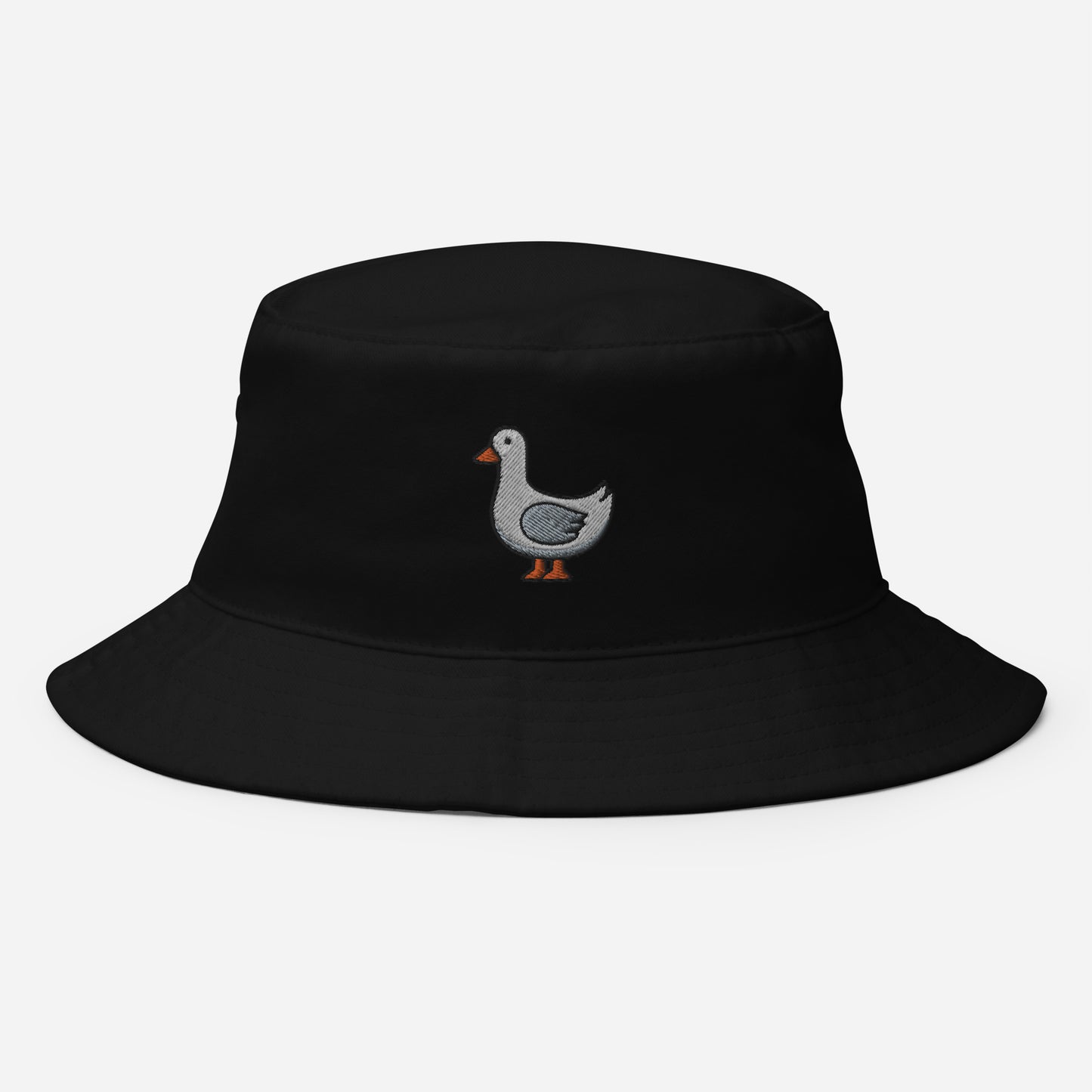 Goose Bucket Hat, Embroidered Silly Goose Funny Meme Bucket Hat, Handmade Goose Band Inspired Honk Unisex Cotton Sun Hat
