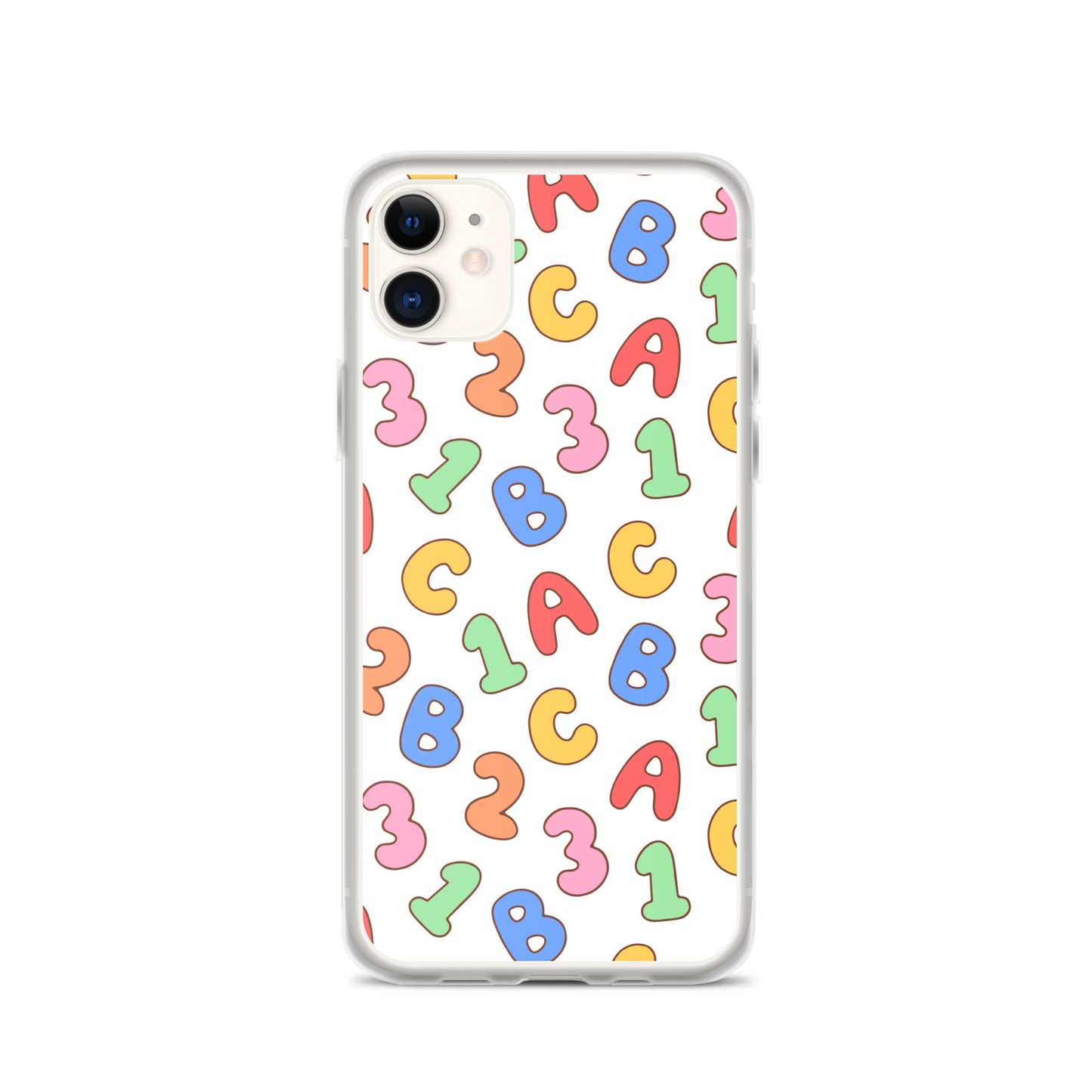 Back To School Season Pattern Clear Case for iPhone®