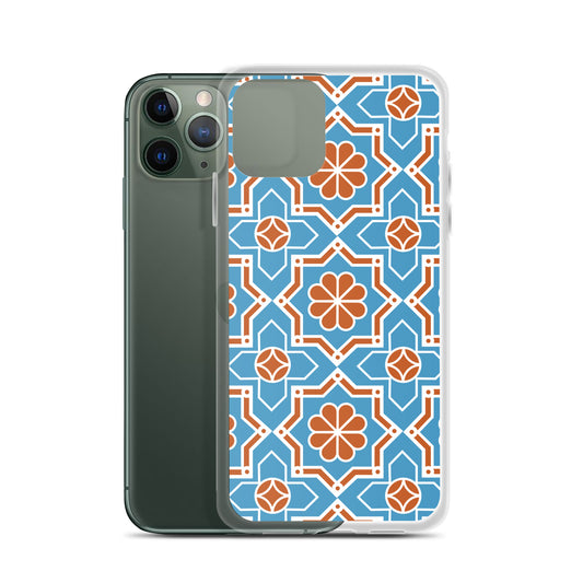 Complex Arabesque Pattern Clear Case for iPhone®