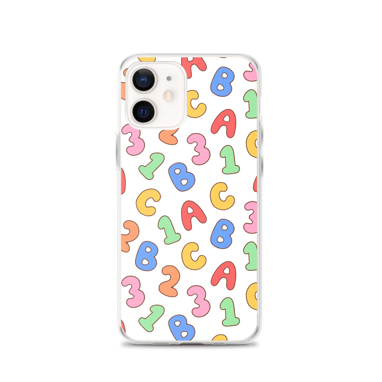 Back To School Season Pattern Clear Case for iPhone®