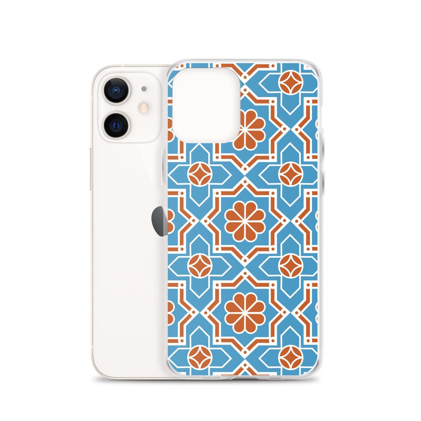 Complex Arabesque Pattern Clear Case for iPhone®