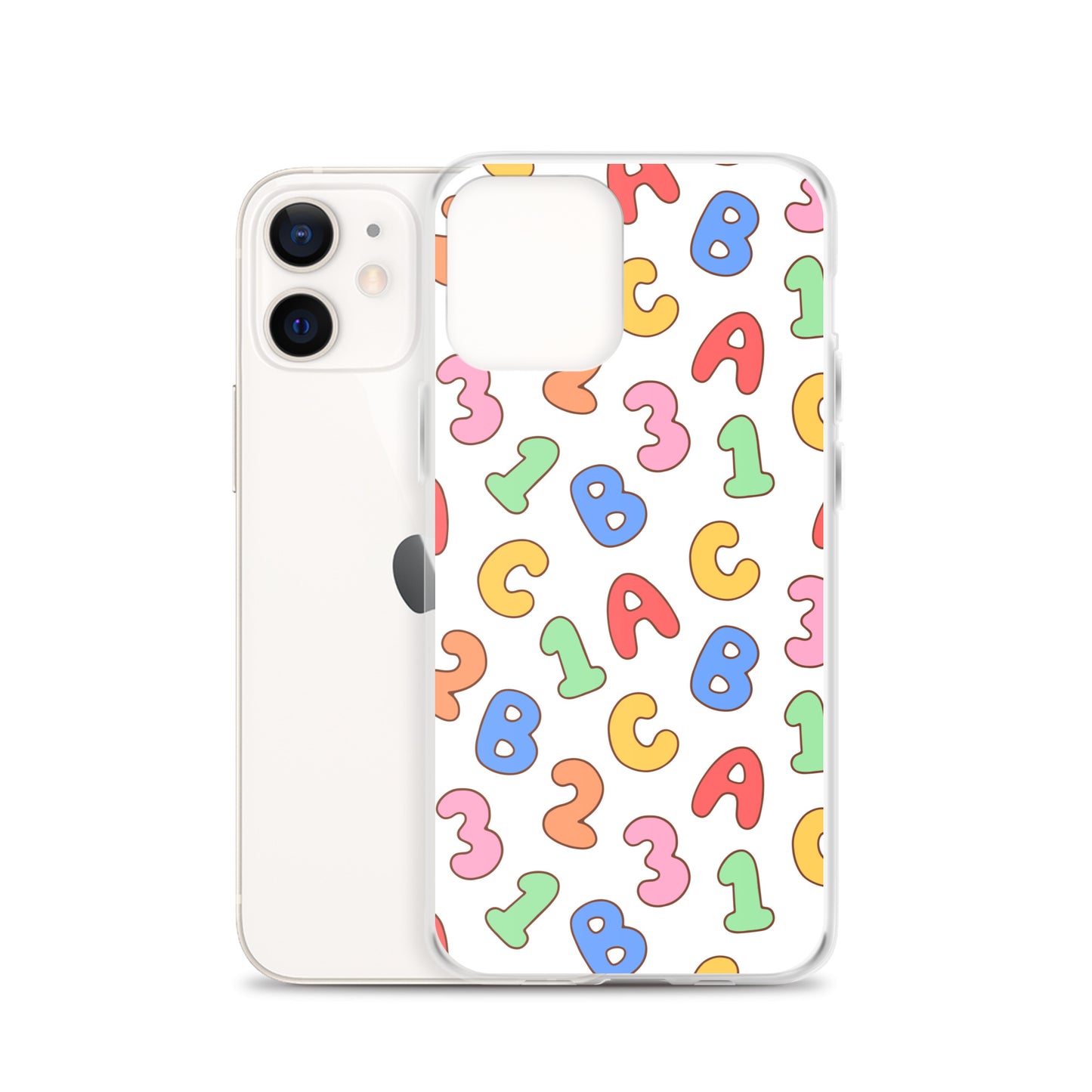 Back To School Season Pattern Clear Case for iPhone®