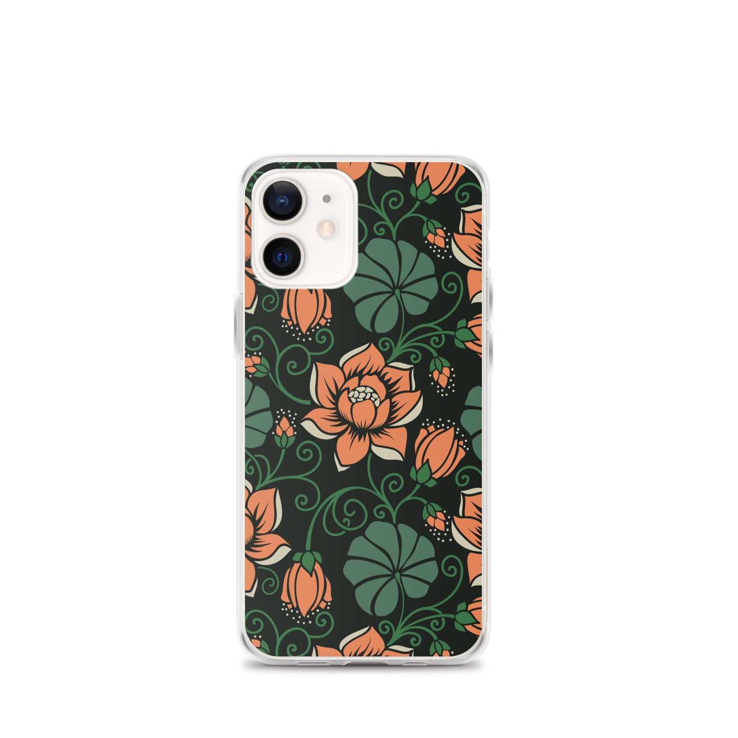 Elegant Flower Seamless Pattern Clear Case for iPhone®